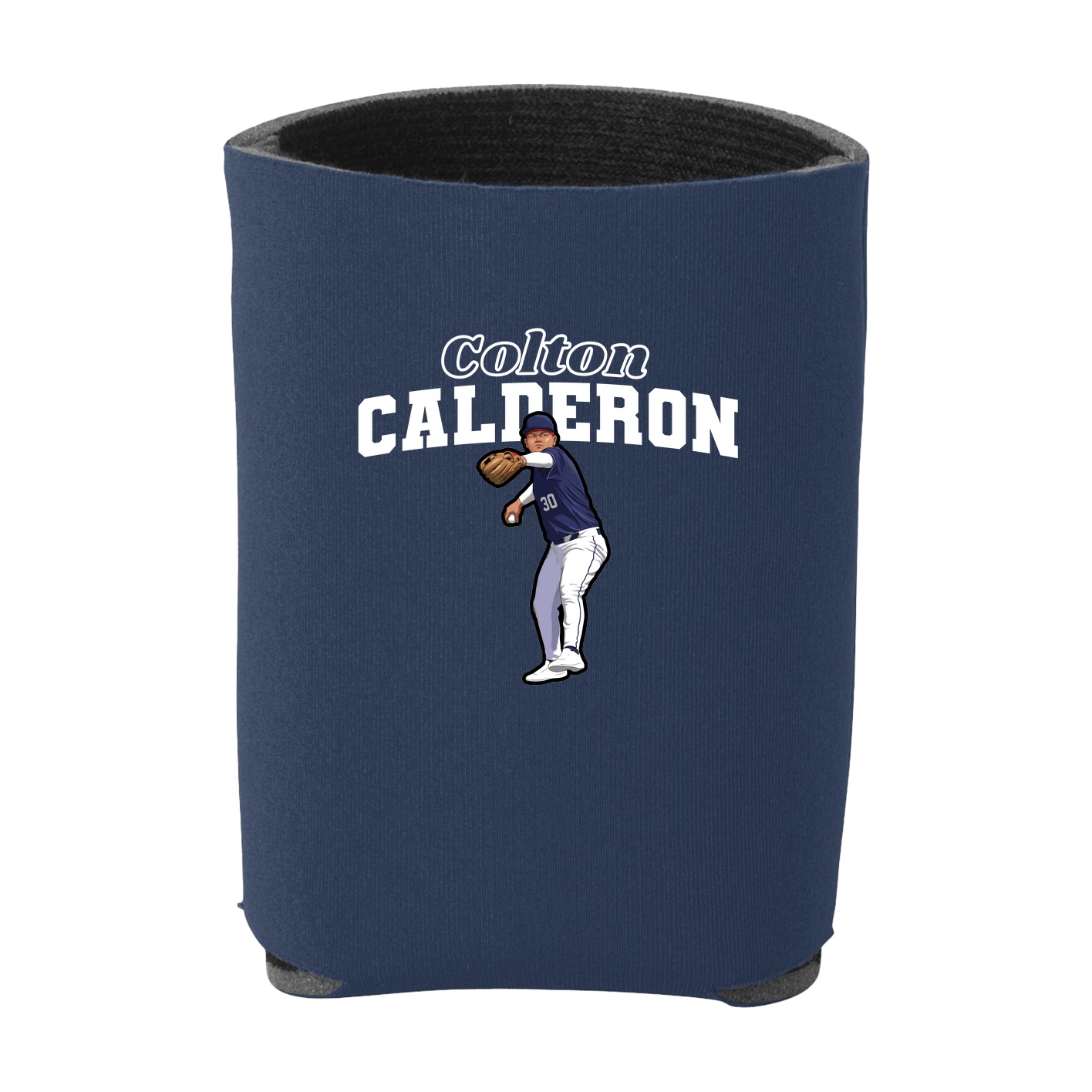 Can Holder — Name Arch in Navy