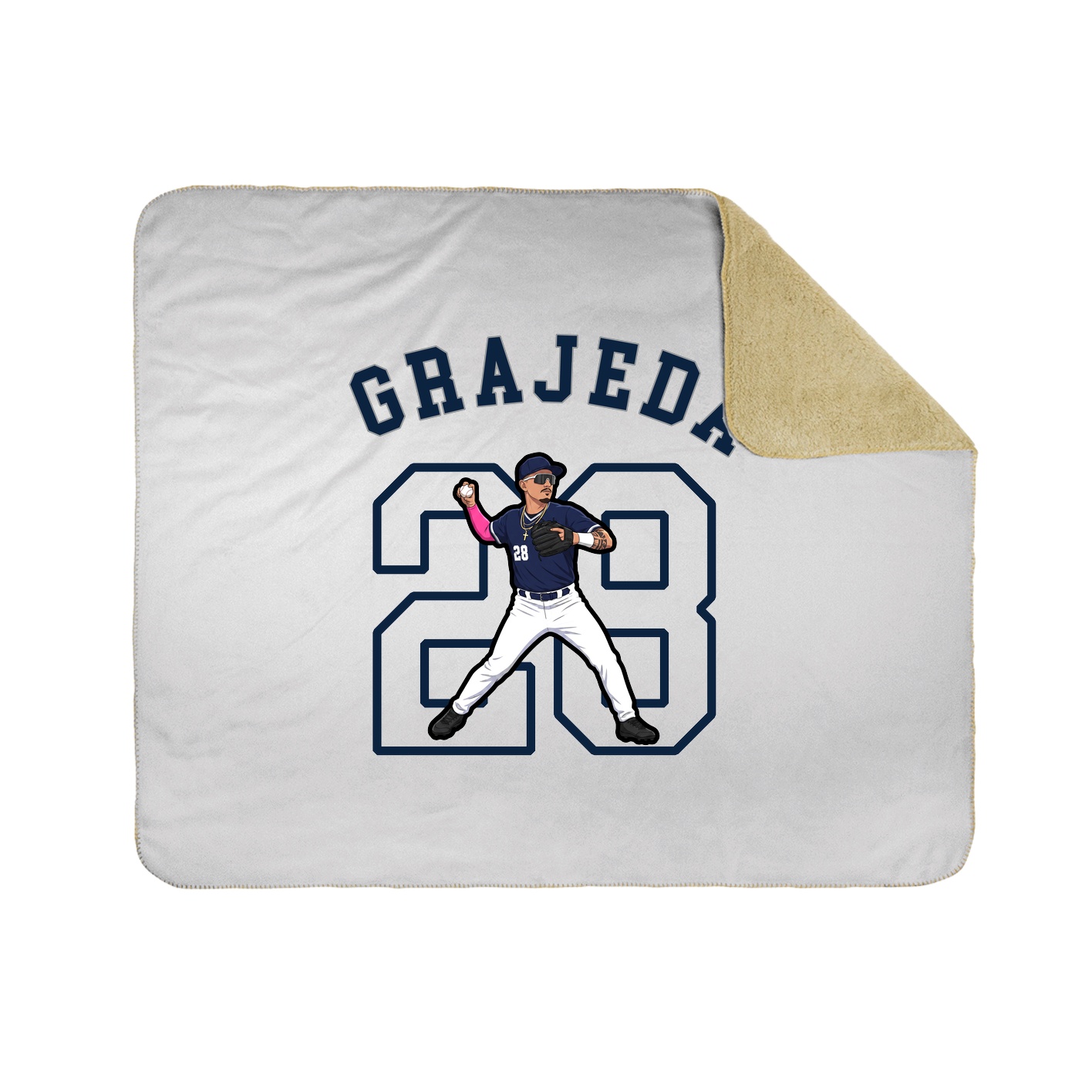 Throw Blanket — Shirsey Arch in White