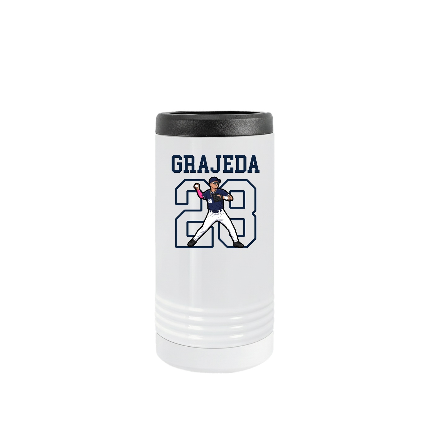 Slim Beverage Holder — Shirsey in White