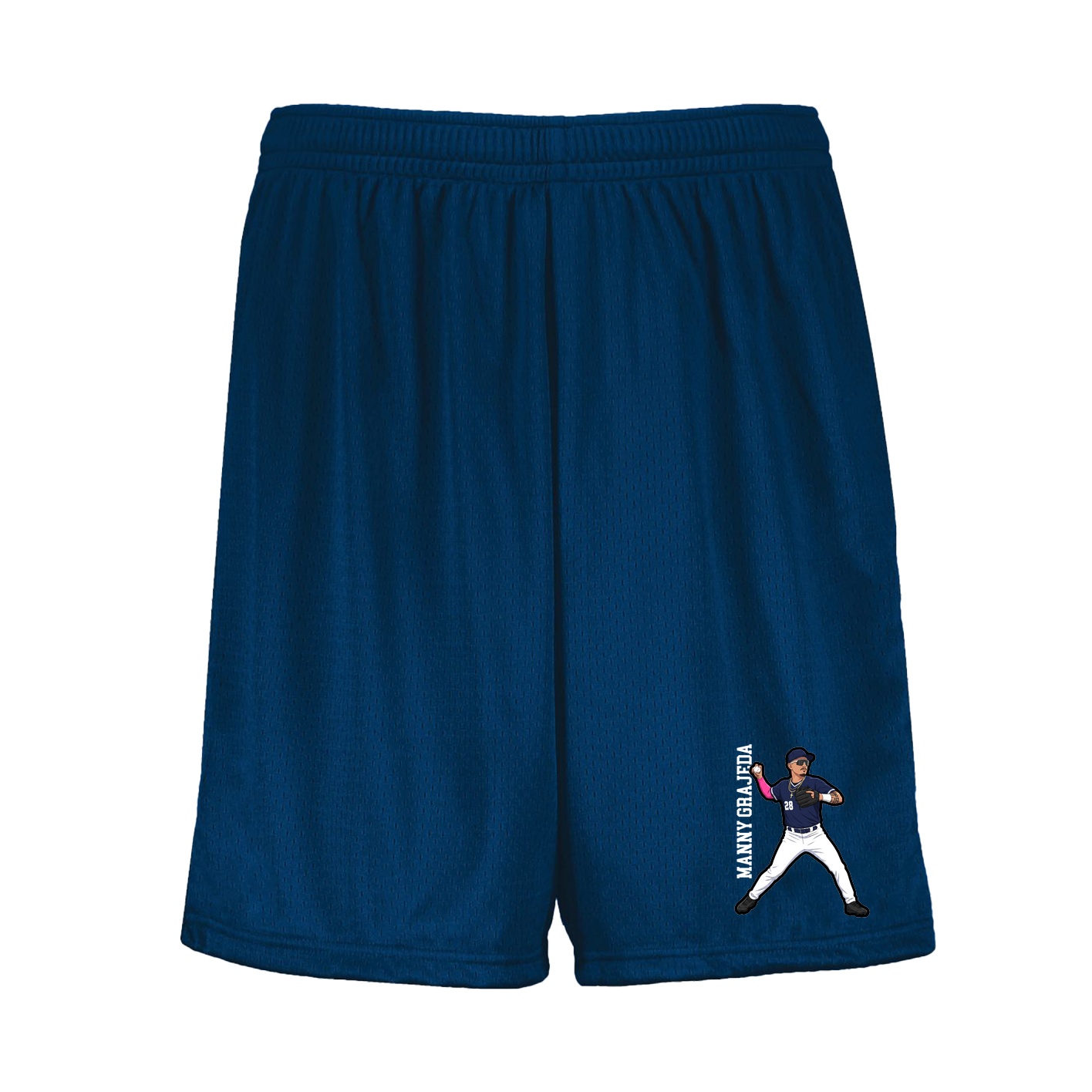 Shorts — Name Vertical in Navy