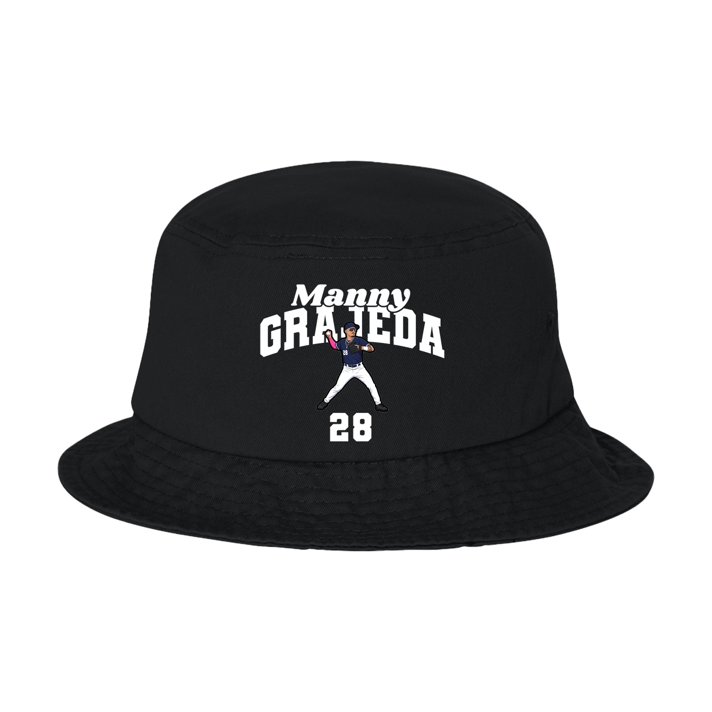 Bucket Cap — Signature Arch in Black