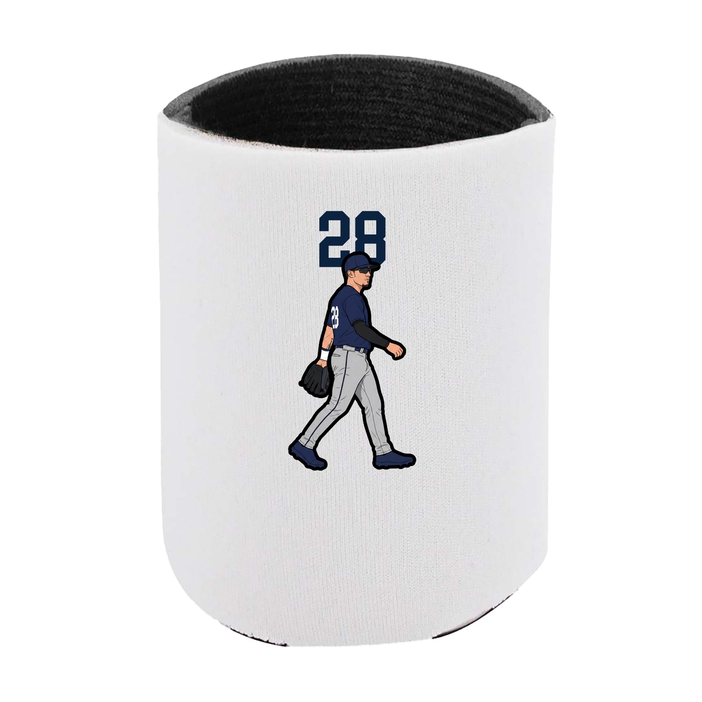 Can Holder — Number Top in White