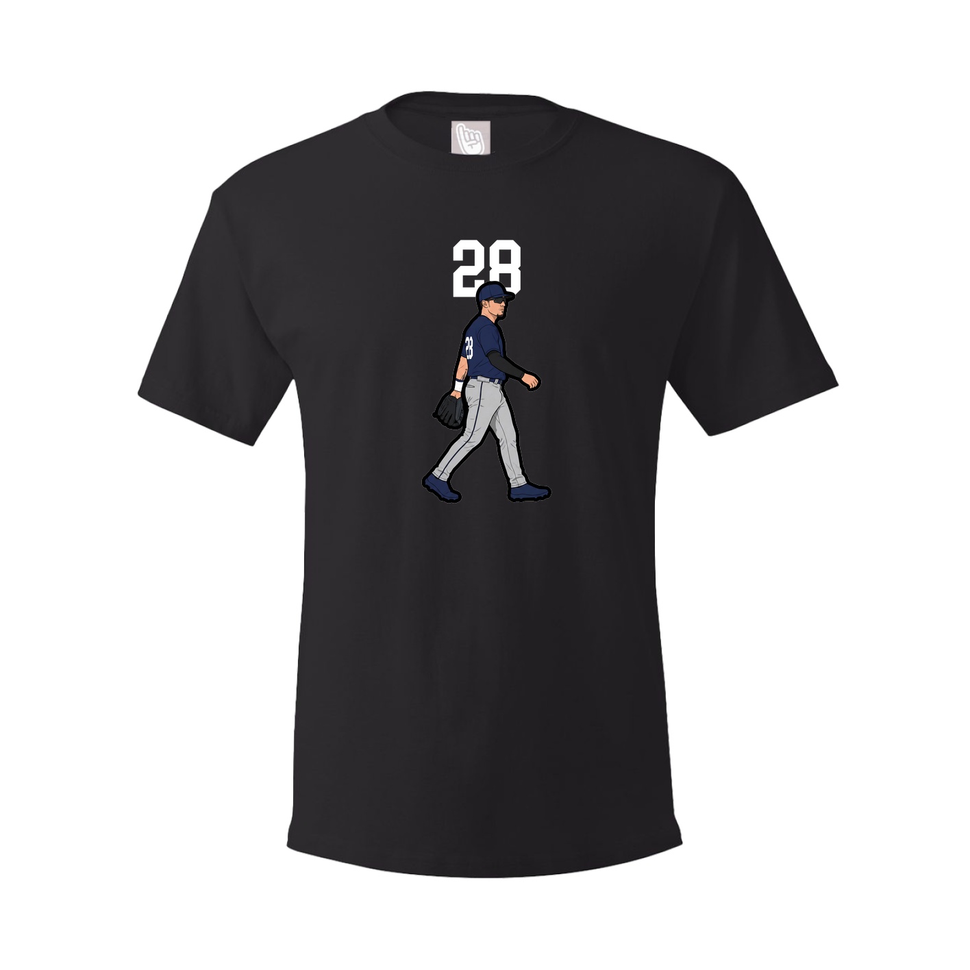 Tee — Number Top in Black
