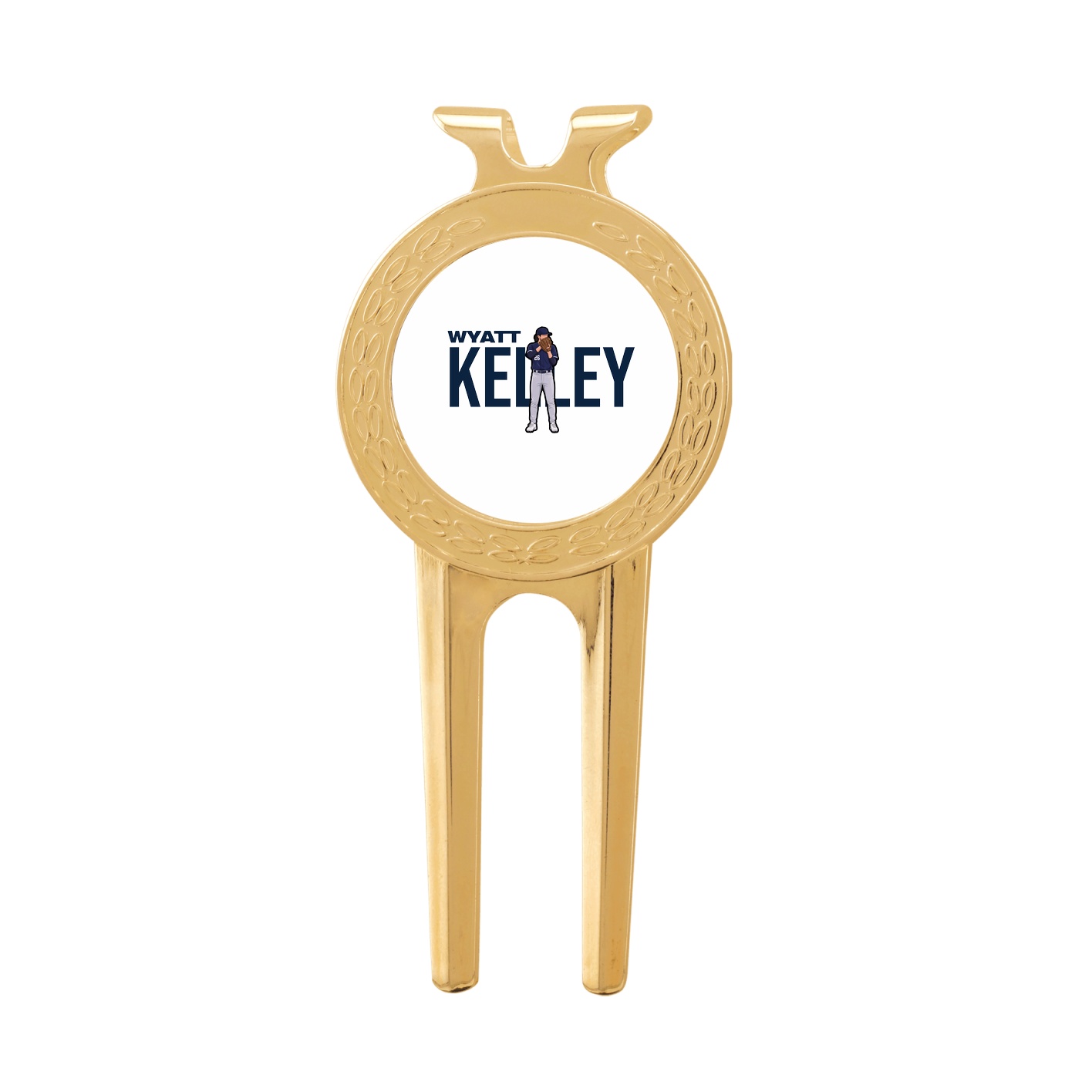 Divot Tool with Ball Marker — Player Name in Classic