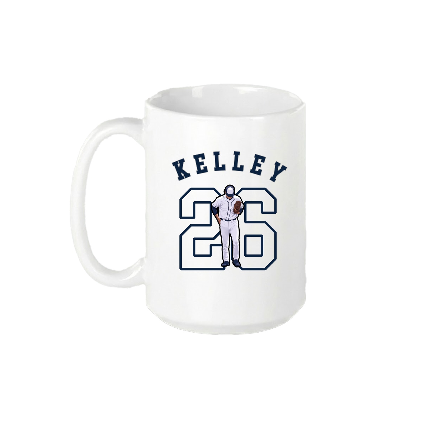 15oz Coffee Mug — Shirsey Arch in White