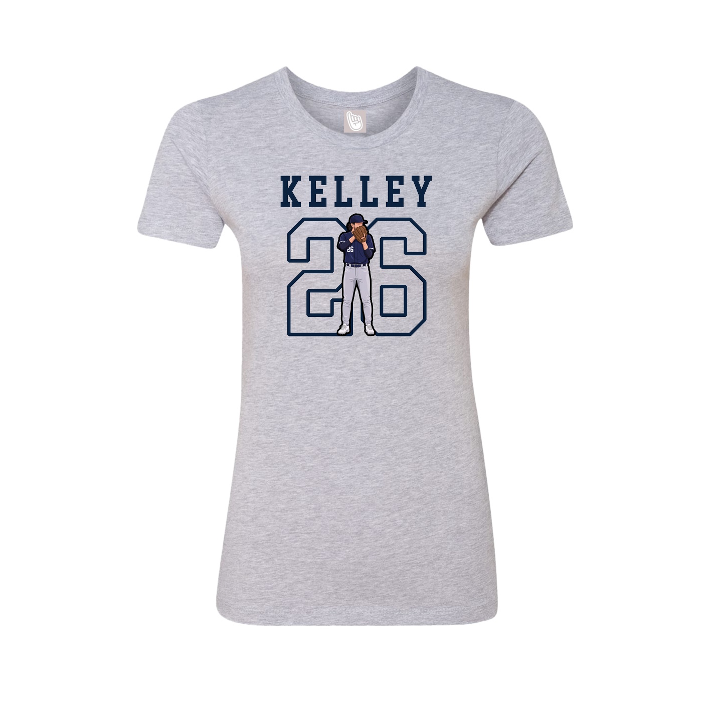 Fitted Women's Tee — Shirsey in Grey