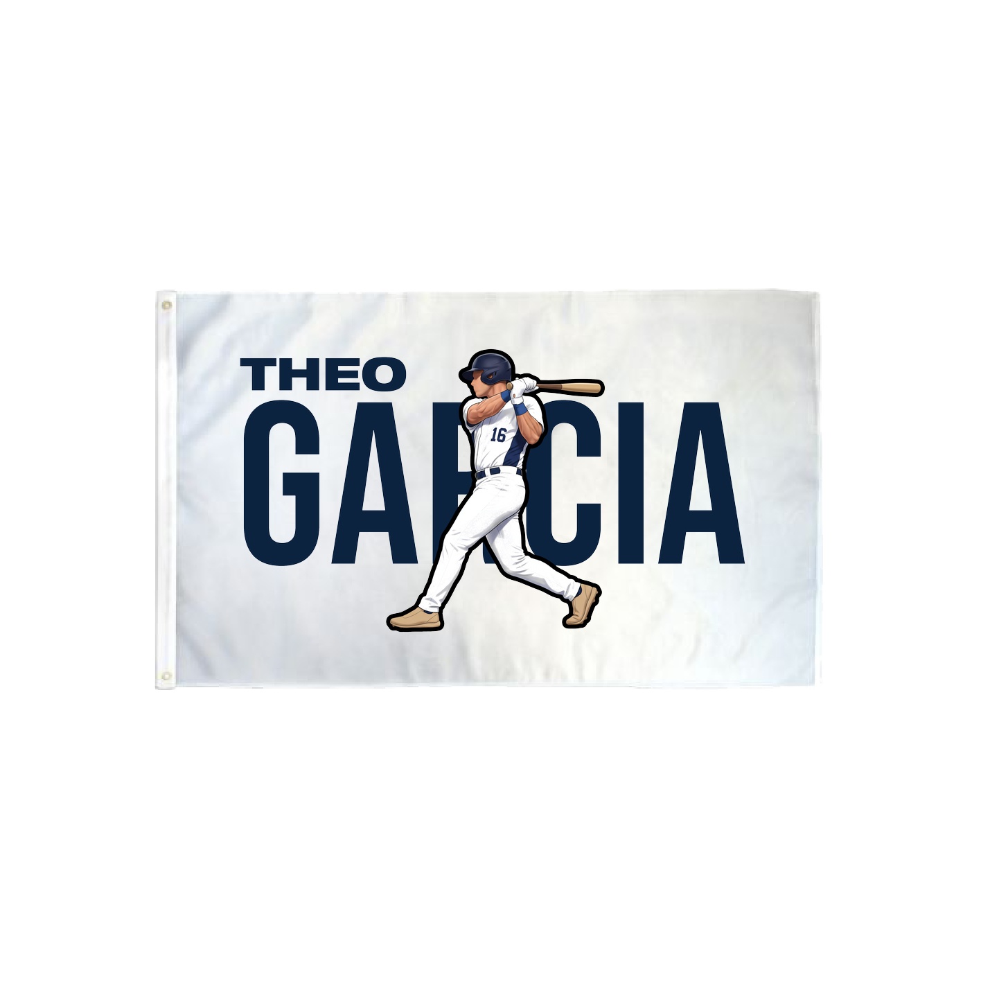 3x5 Flag — Player Name in Classic