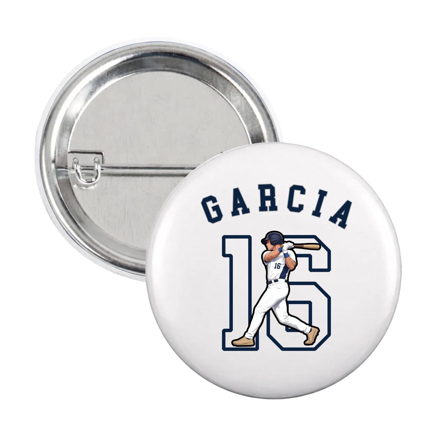 Game Day Button — Shirsey Arch in White