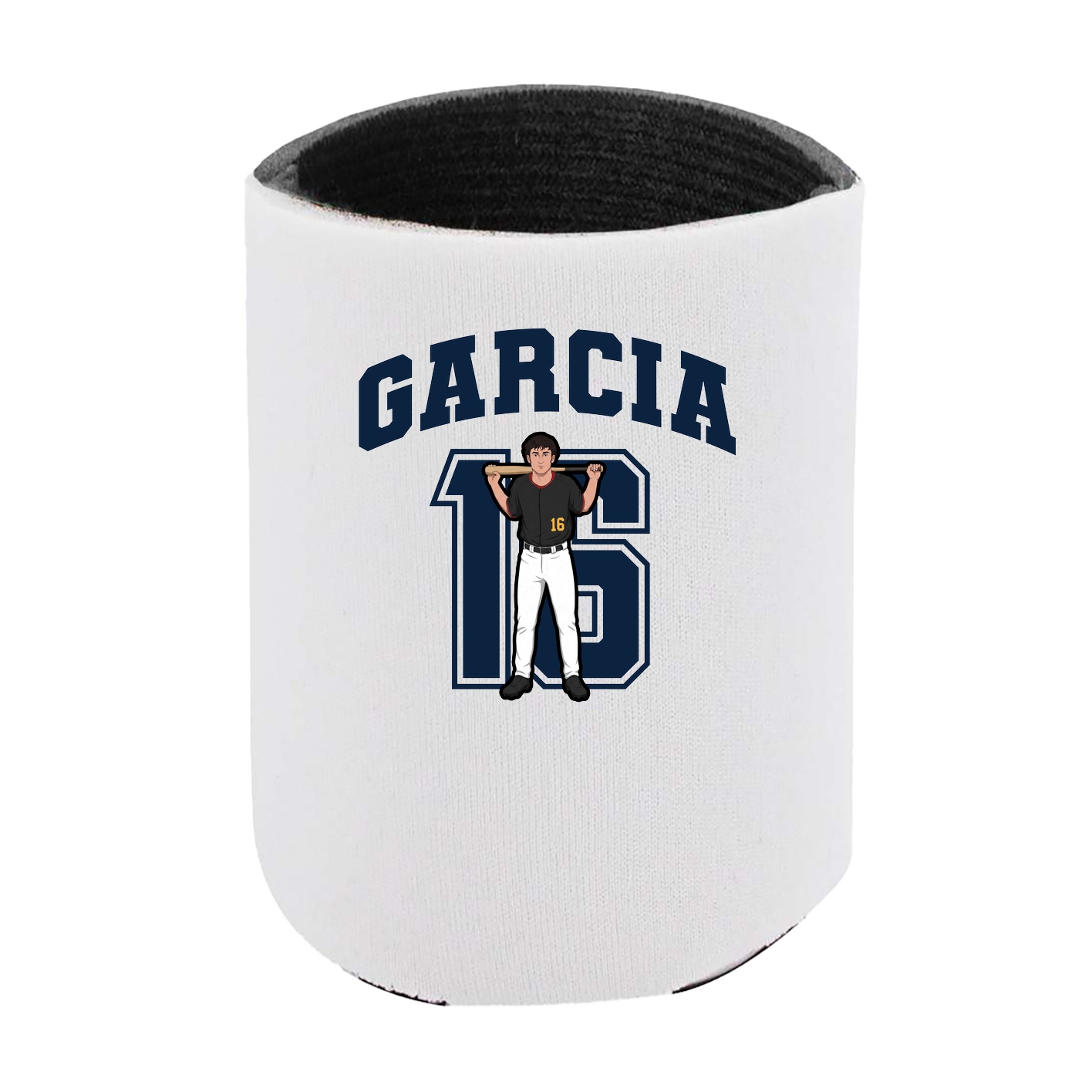 Can Holder — Number in White