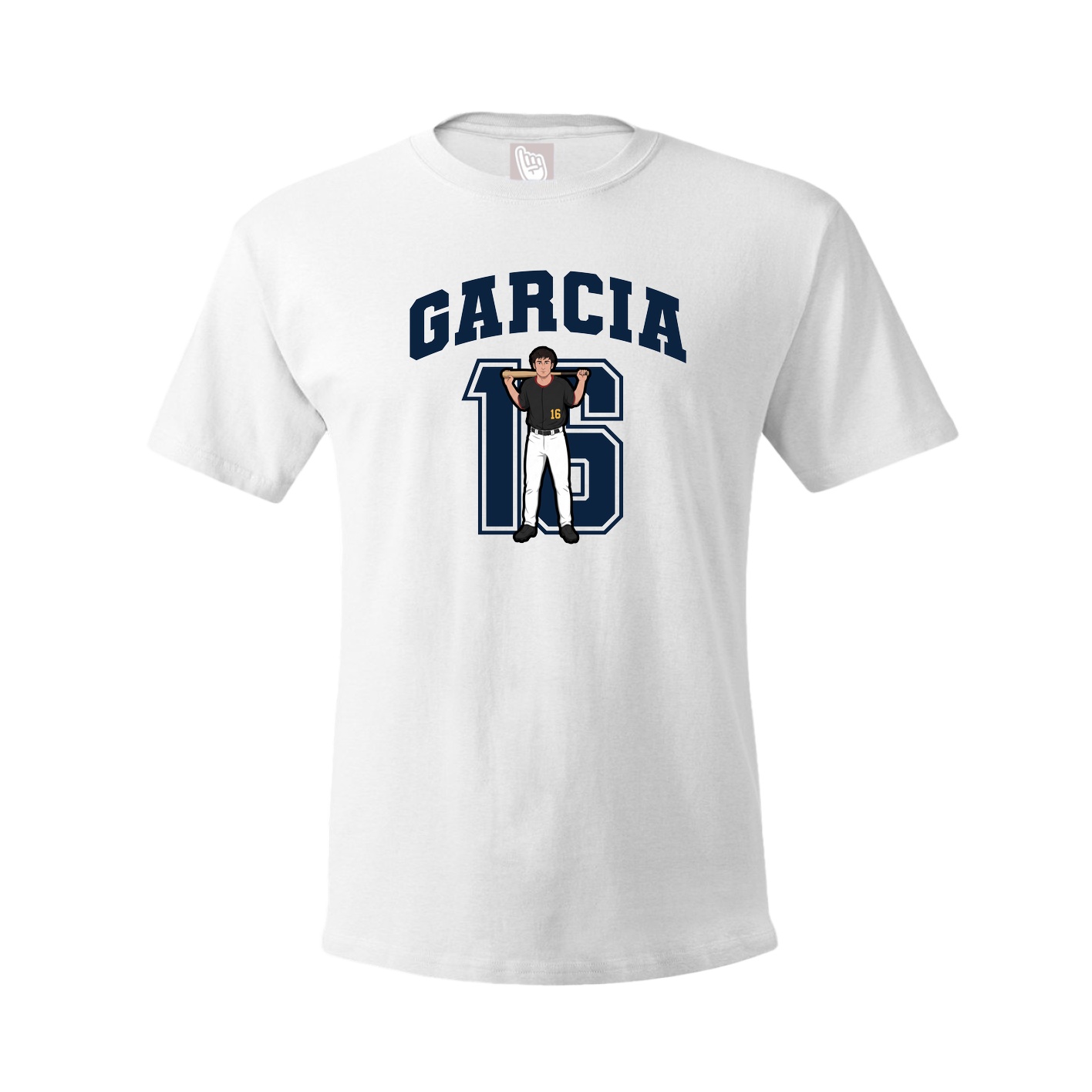 Tee — Number in White