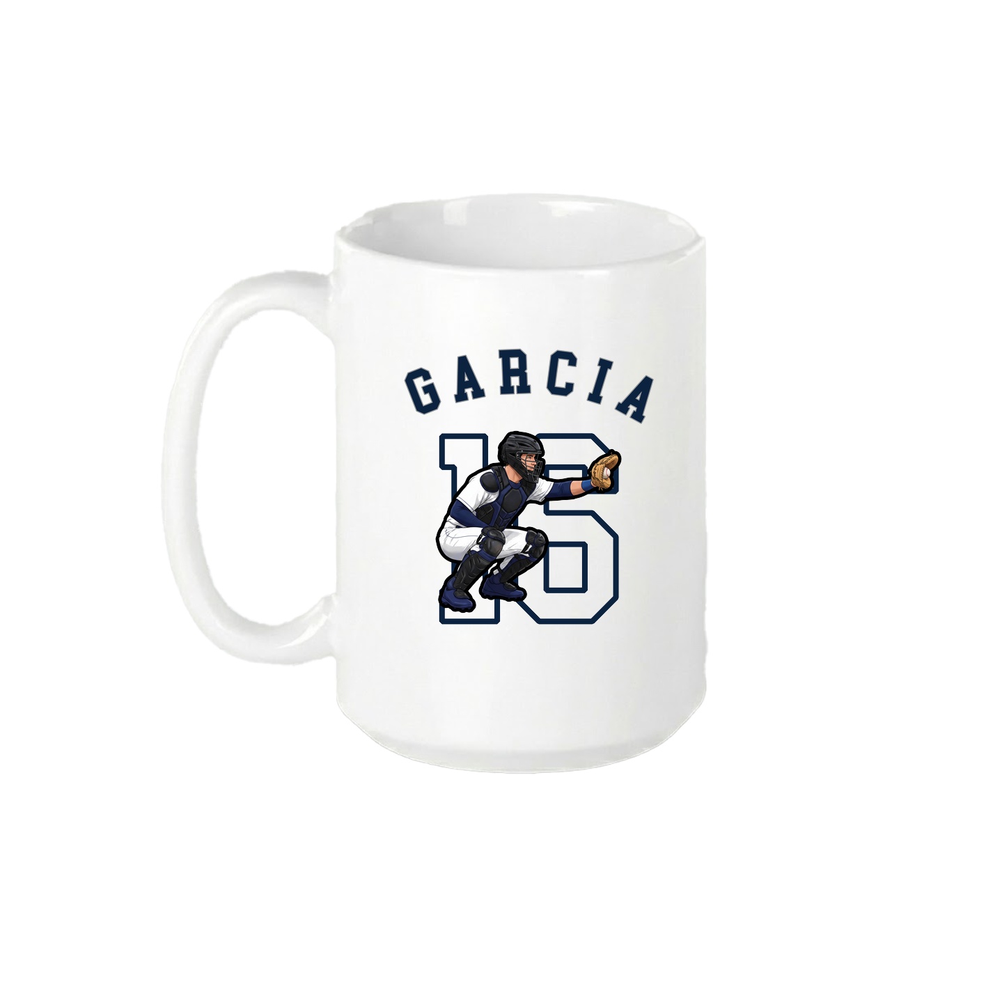 15oz Coffee Mug — Shirsey Arch in White
