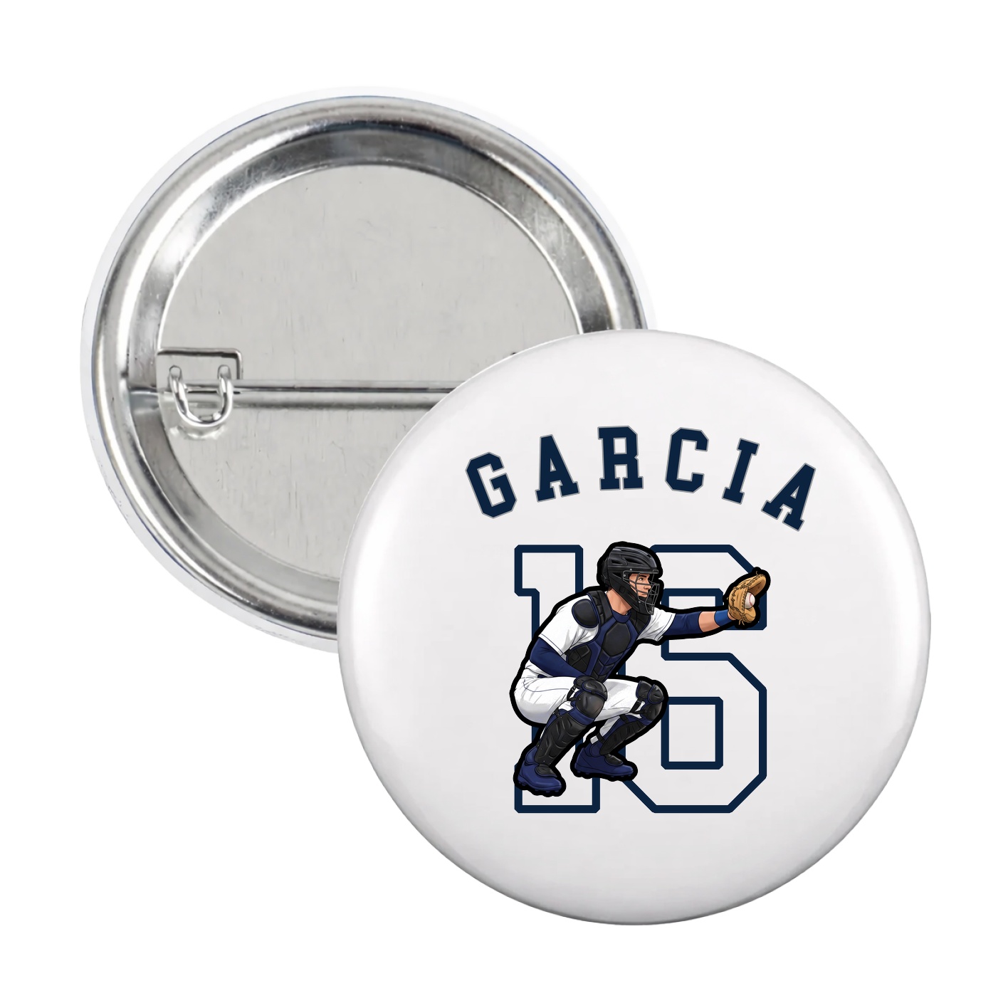 Game Day Button — Shirsey Arch in White