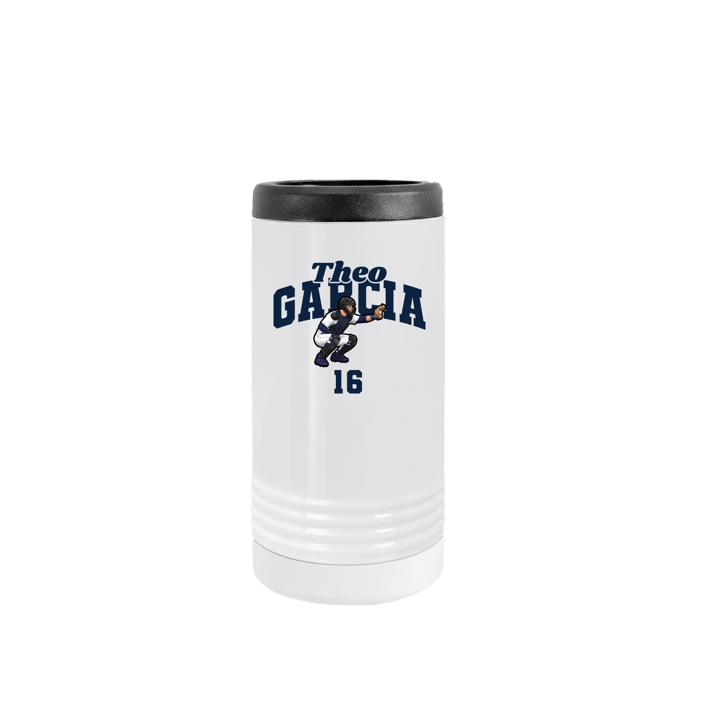 Slim Beverage Holder — Signature Arch in White