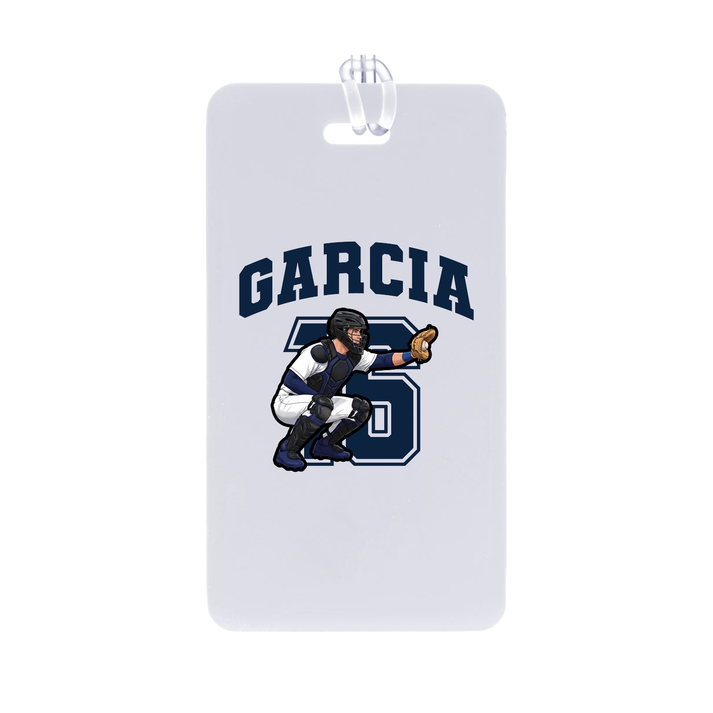 Bag Tag — Number in Classic