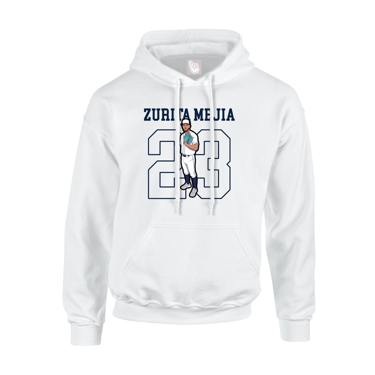 Hoodie — Shirsey in White