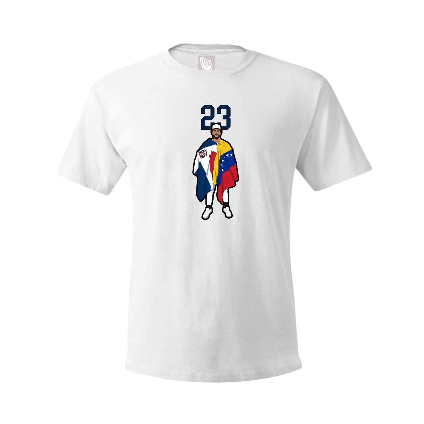 Tee — Number Top in White