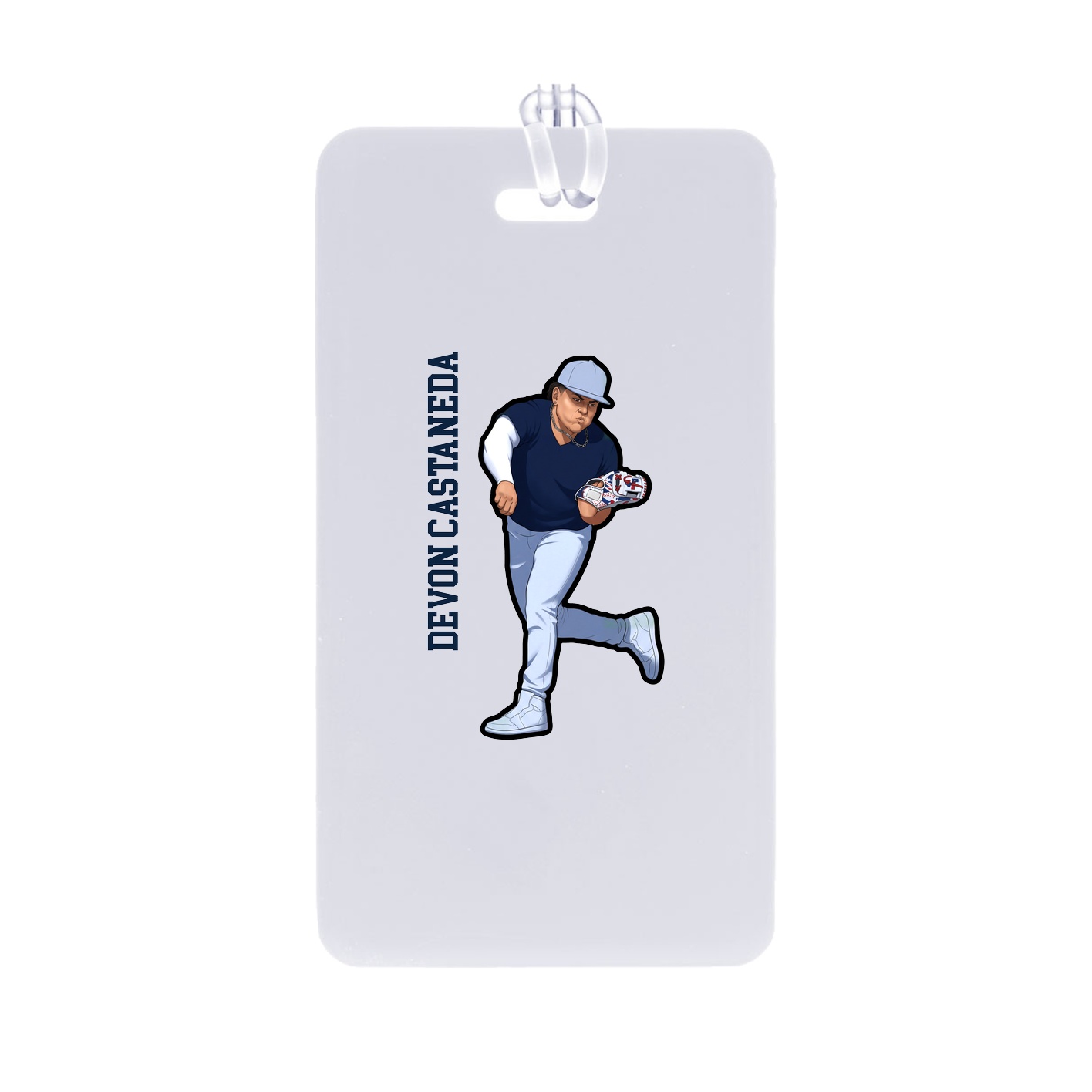 Bag Tag — Name Vertical in Classic
