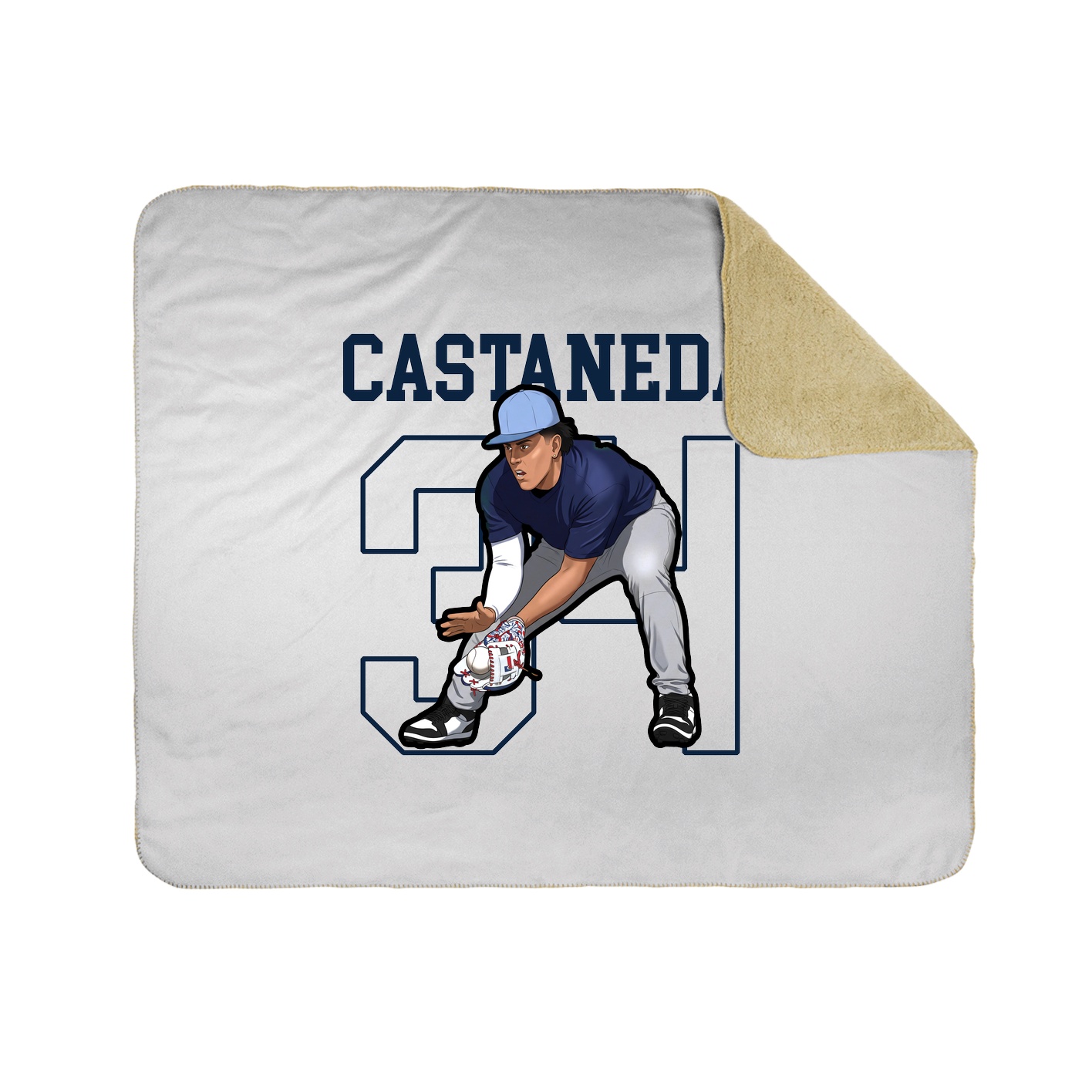 Throw Blanket — Shirsey in White
