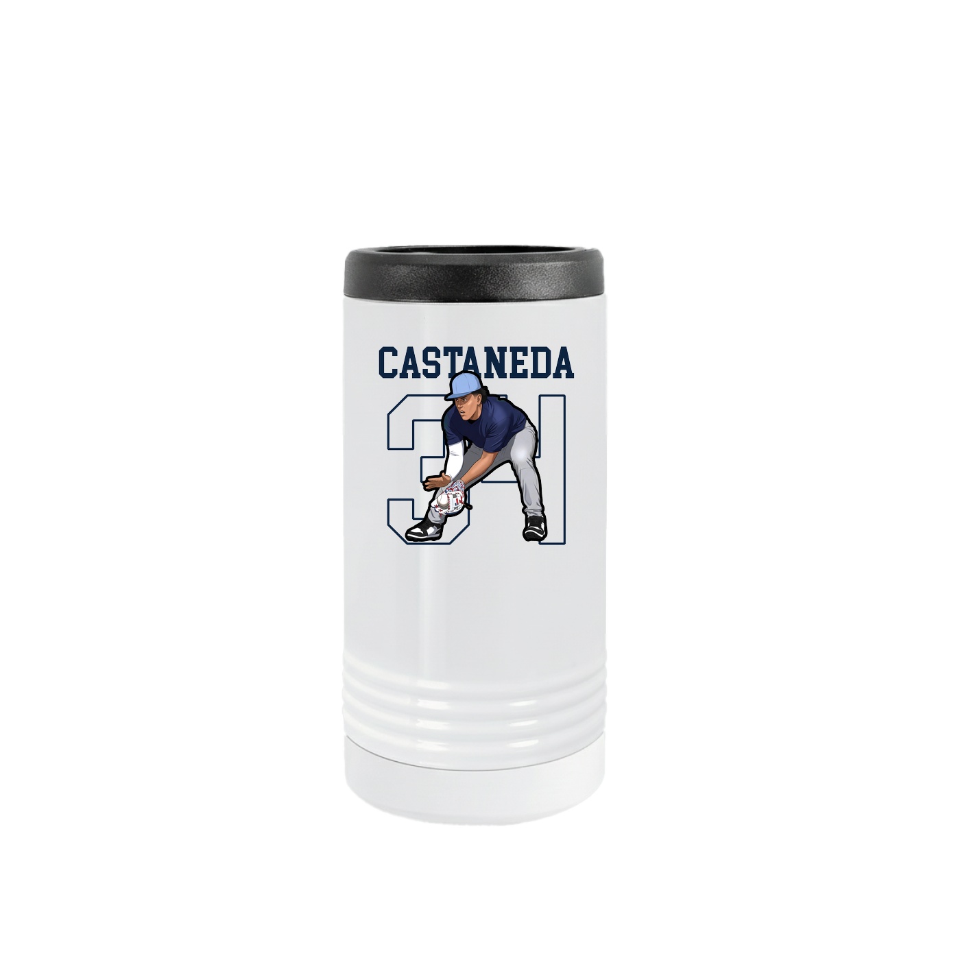 Slim Beverage Holder — Shirsey in White