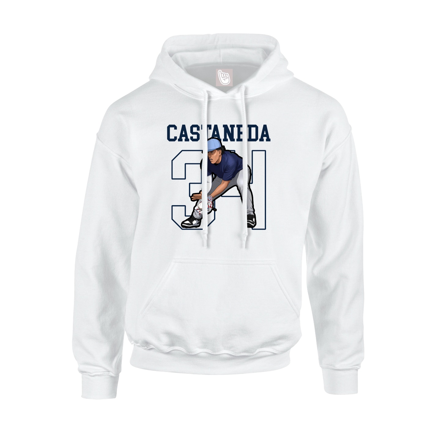 Hoodie — Shirsey in White