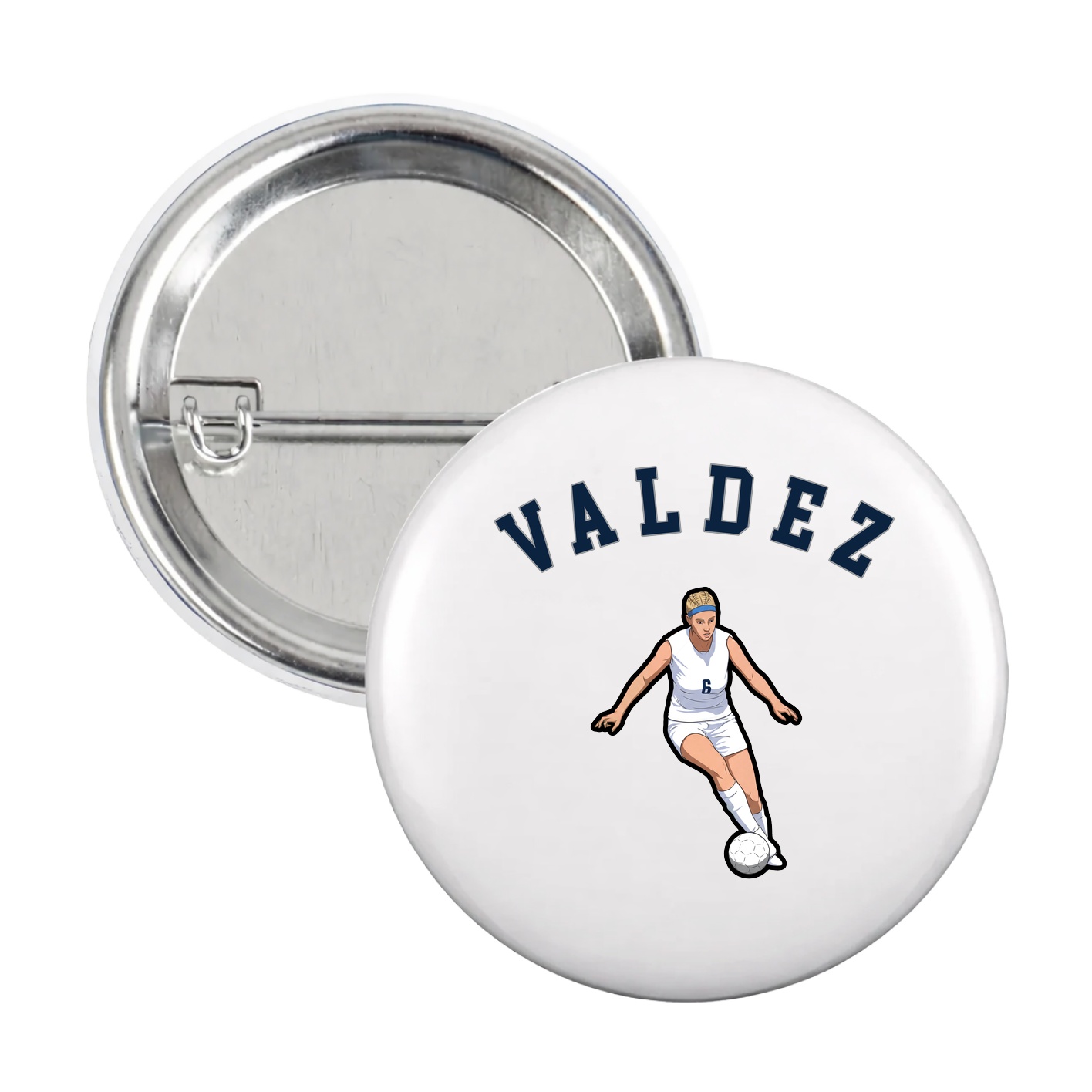 Game Day Button — Shirsey Arch in White