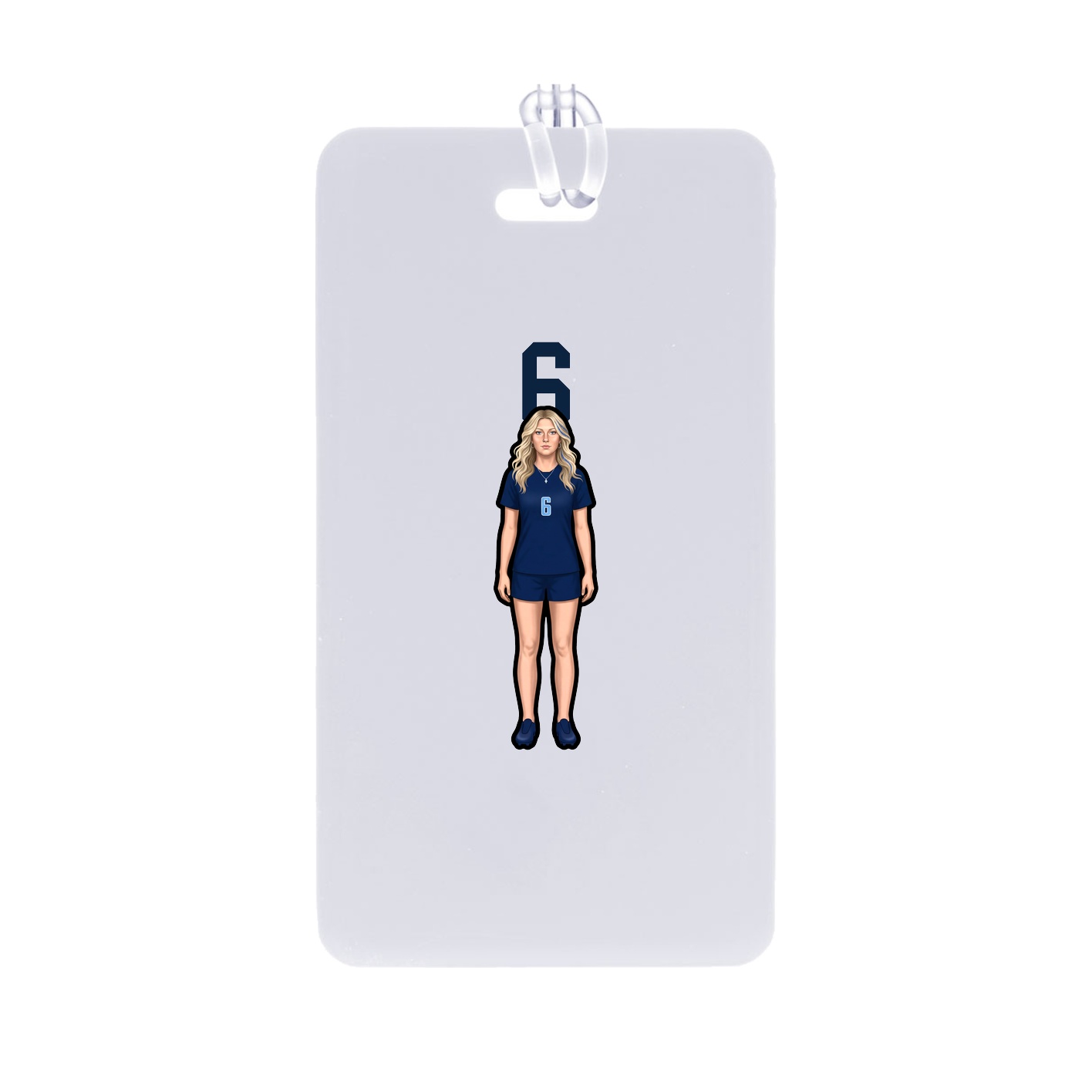 Bag Tag — Number Top in Classic