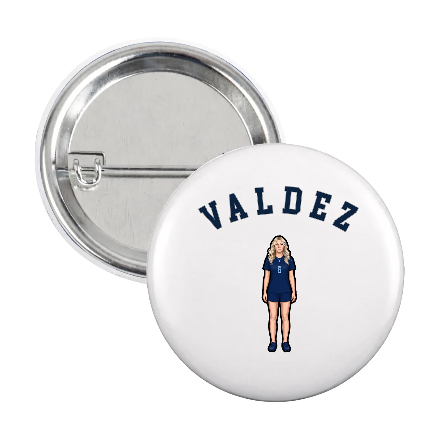 Game Day Button — Shirsey Arch in White