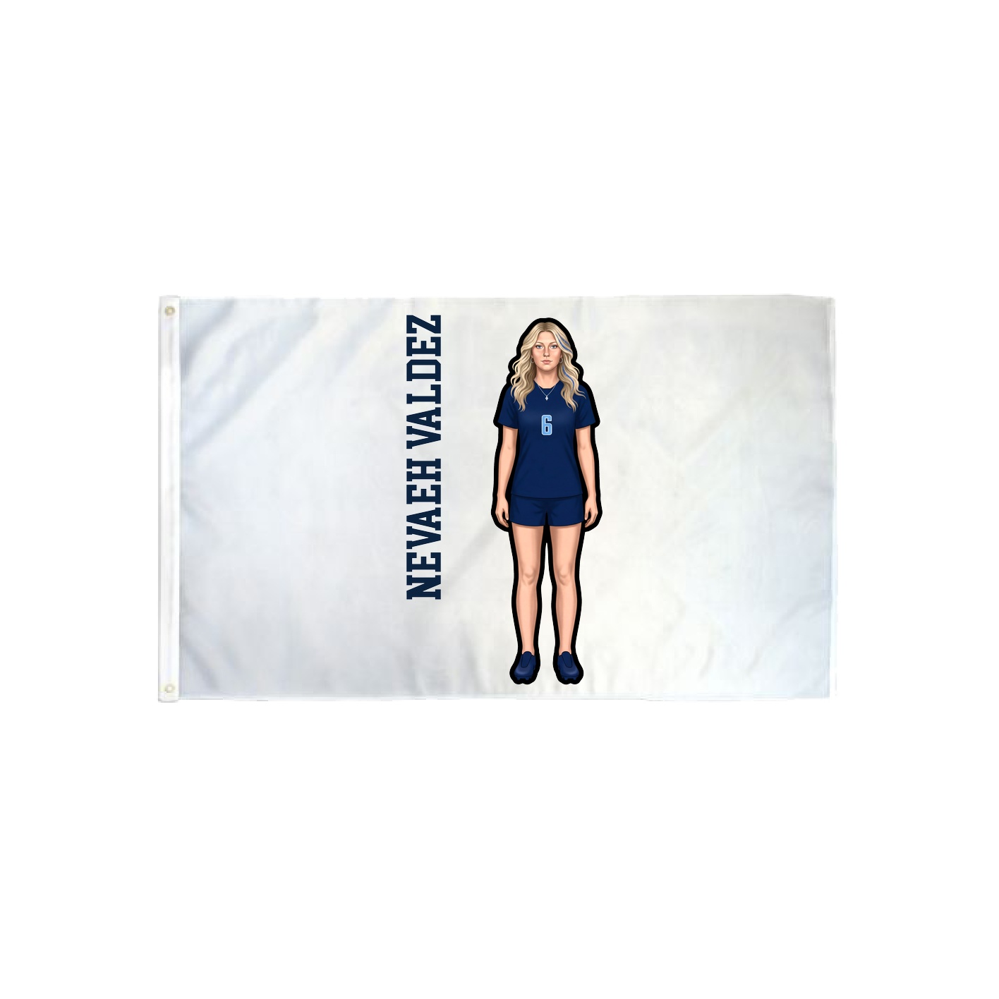 3x5 Flag — Name Vertical in Classic