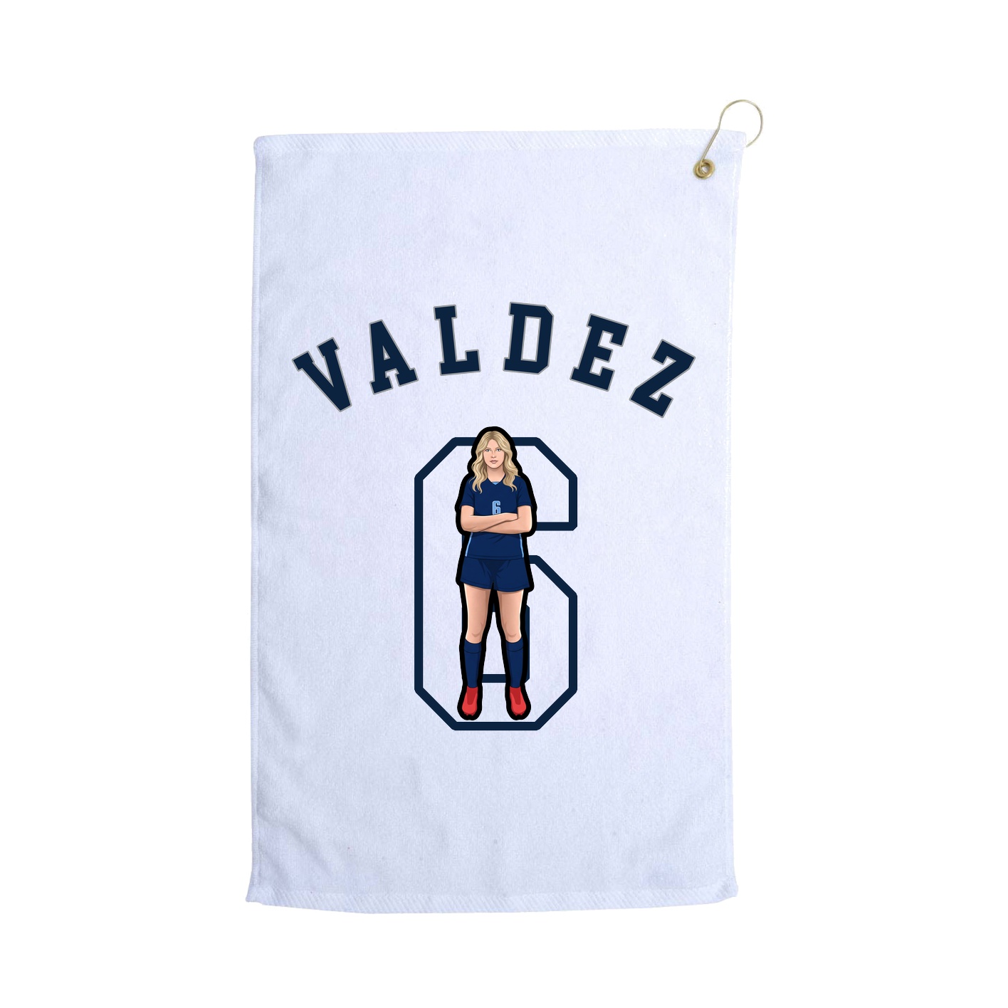 Golf Towel — Shirsey Arch in White