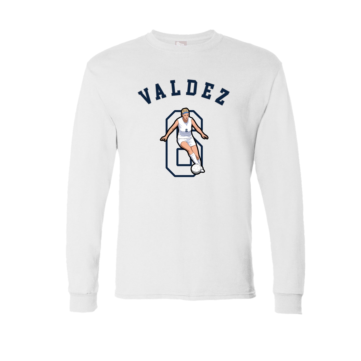 Long Sleeve Tee — Shirsey Arch in White