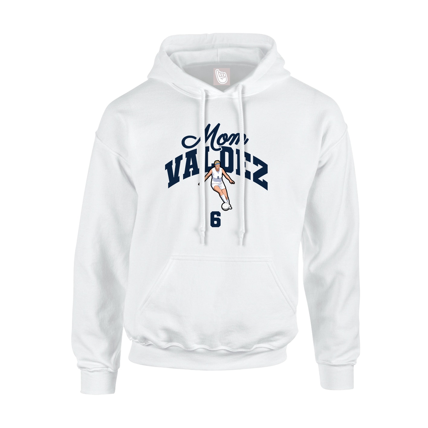 Hoodie — Mothers Day Arch in White