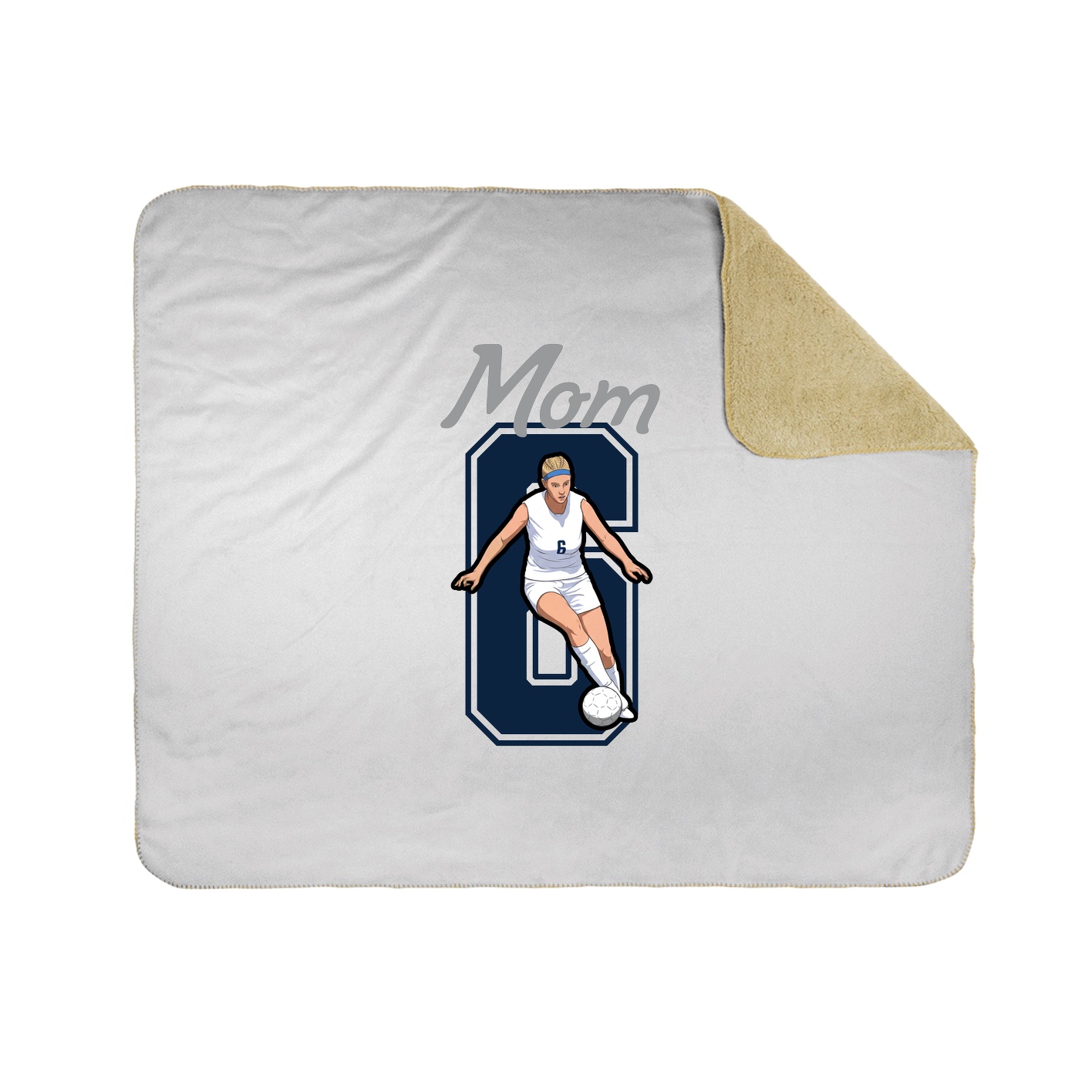 Throw Blanket — Mothers Day Shirsey in White
