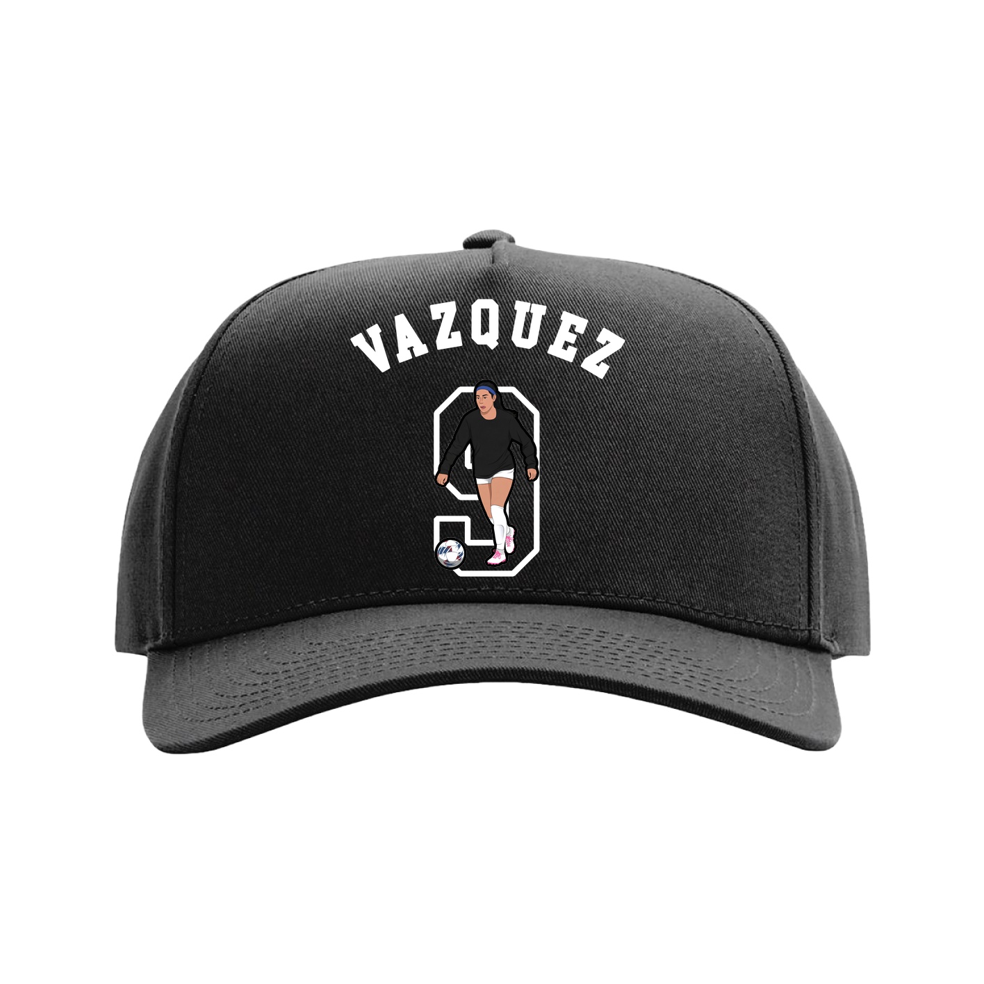 Full Fabric Five-Panel Champ Cap