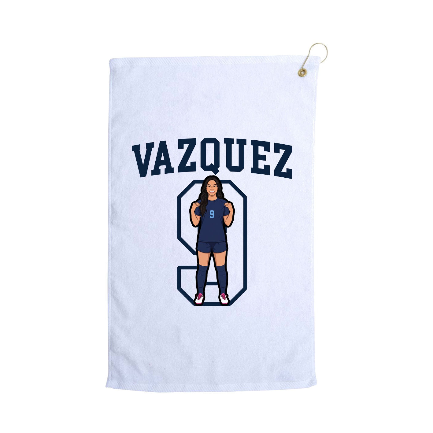 Golf Towel — Shirsey in White