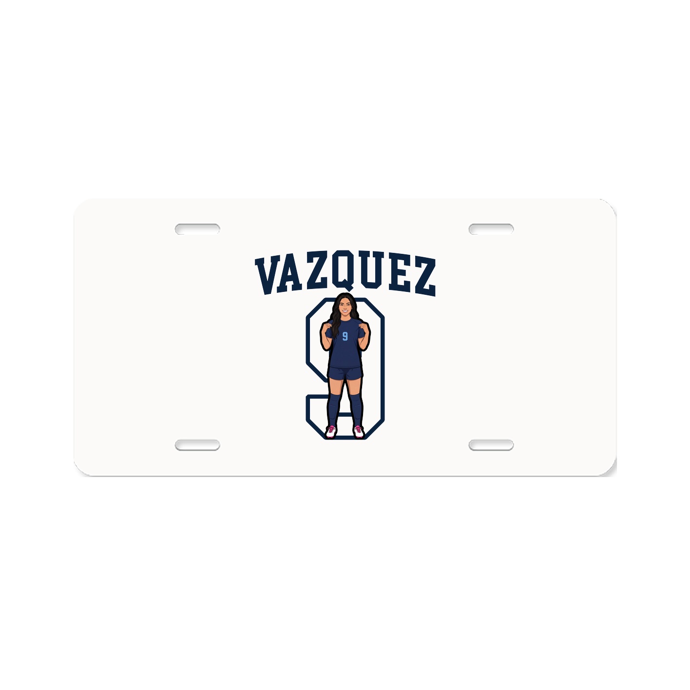 License Plate — Shirsey in Classic