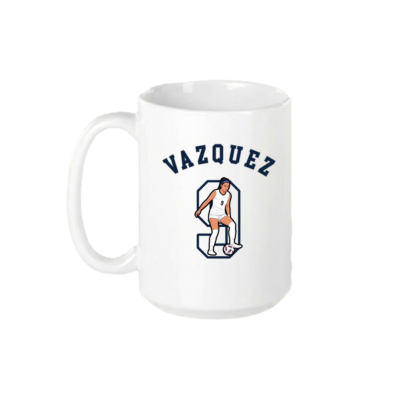 15oz Coffee Mug — Shirsey Arch in White
