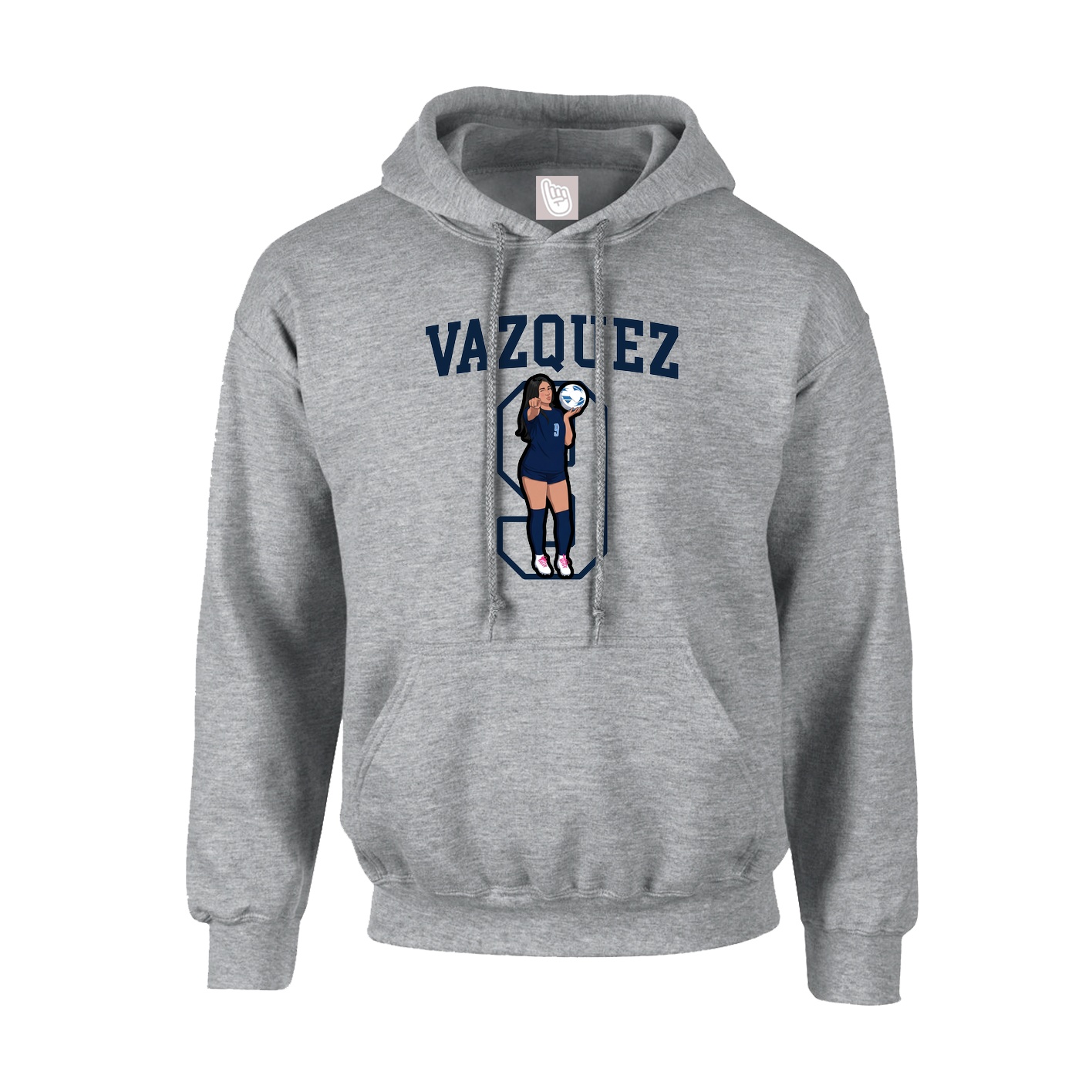 Youth Hoodie — Shirsey in Grey