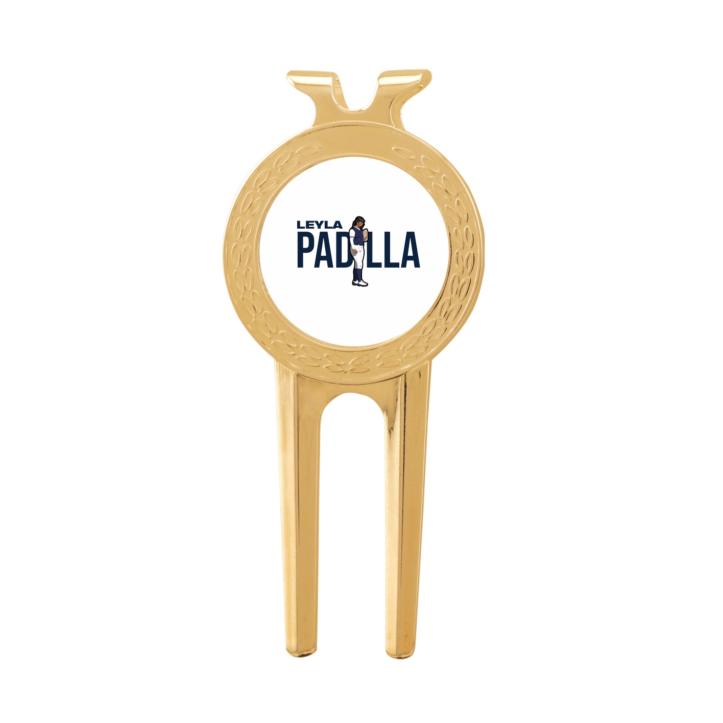 Divot Tool with Ball Marker — Player Name in Classic