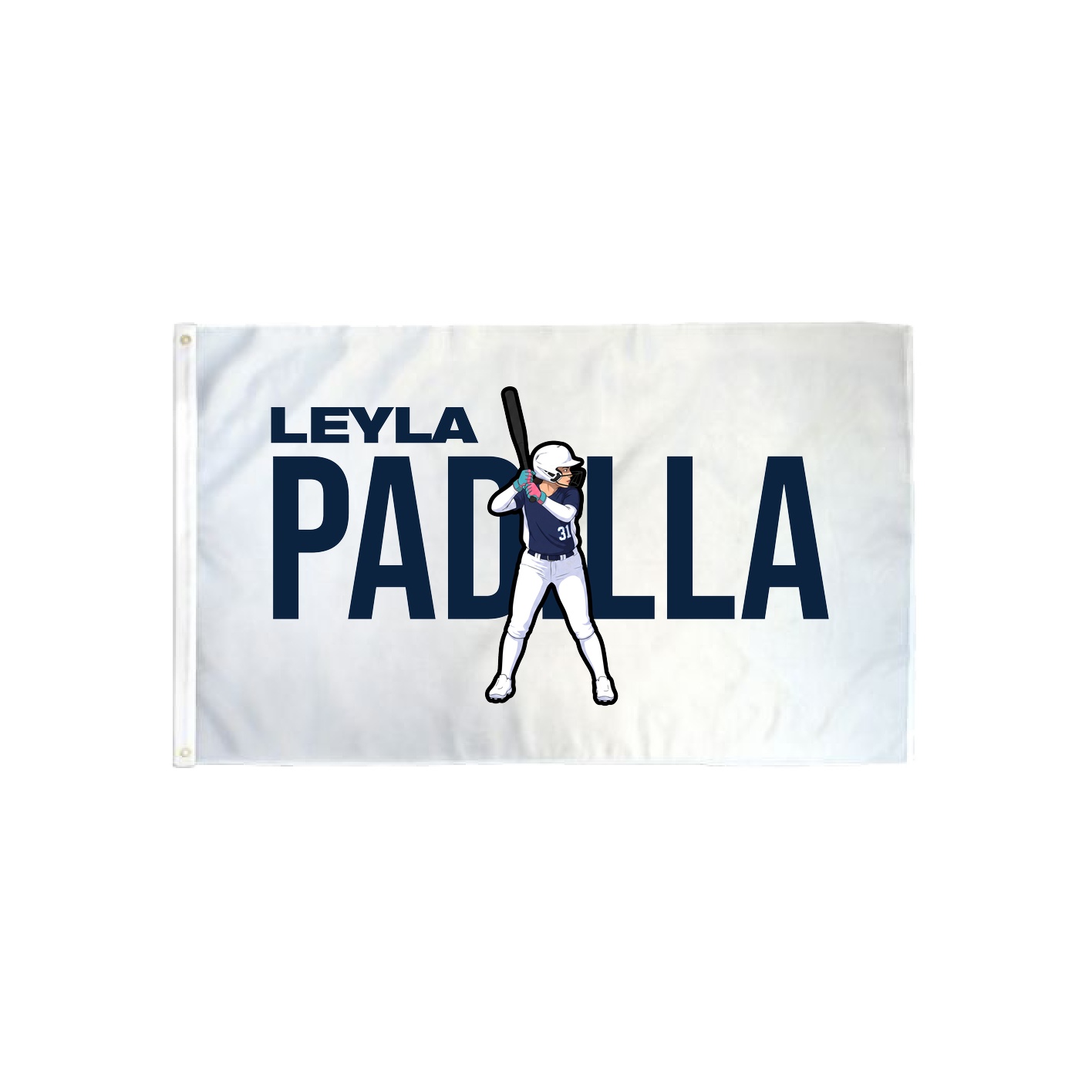 3x5 Flag — Player Name in Classic