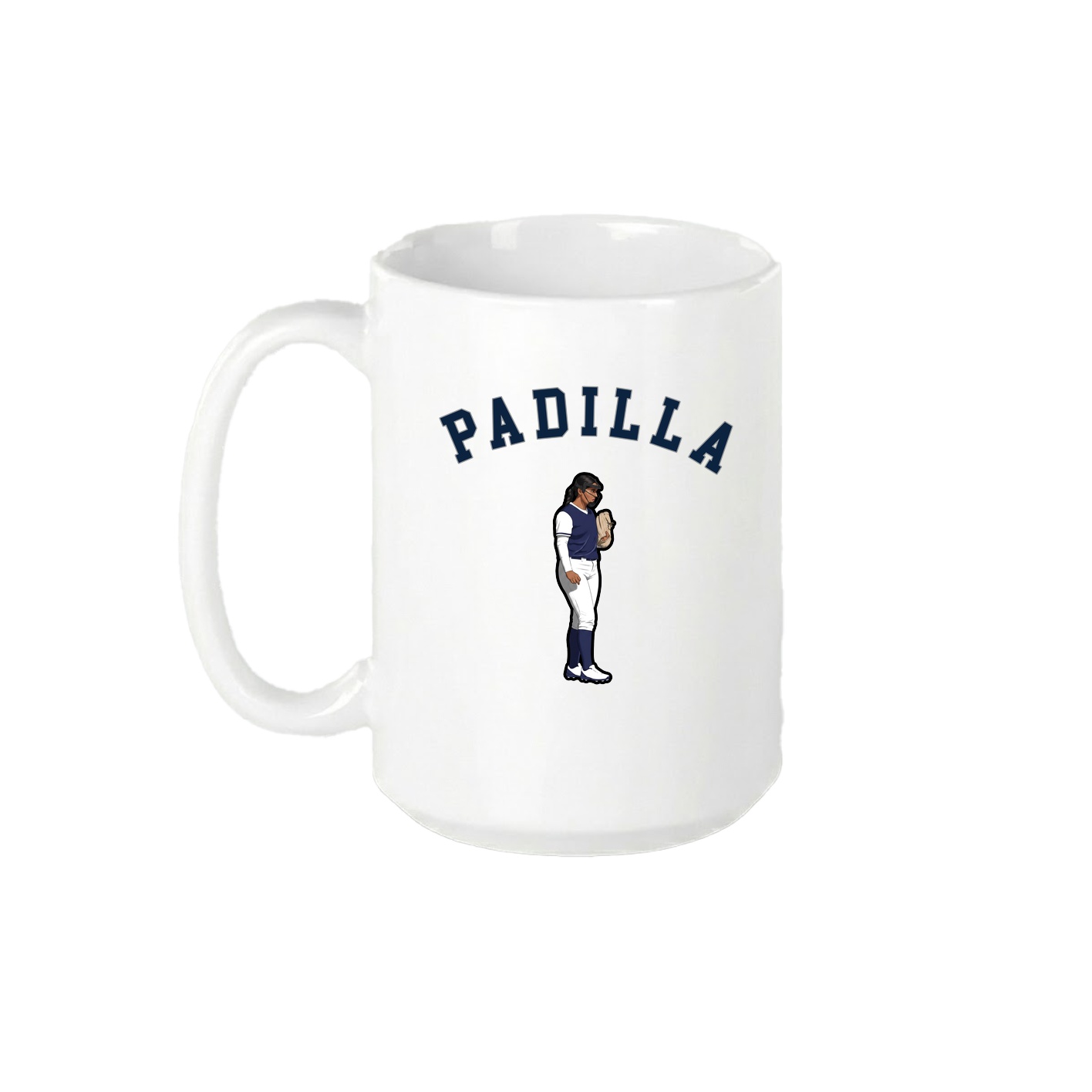 15oz Coffee Mug — Shirsey Arch in White