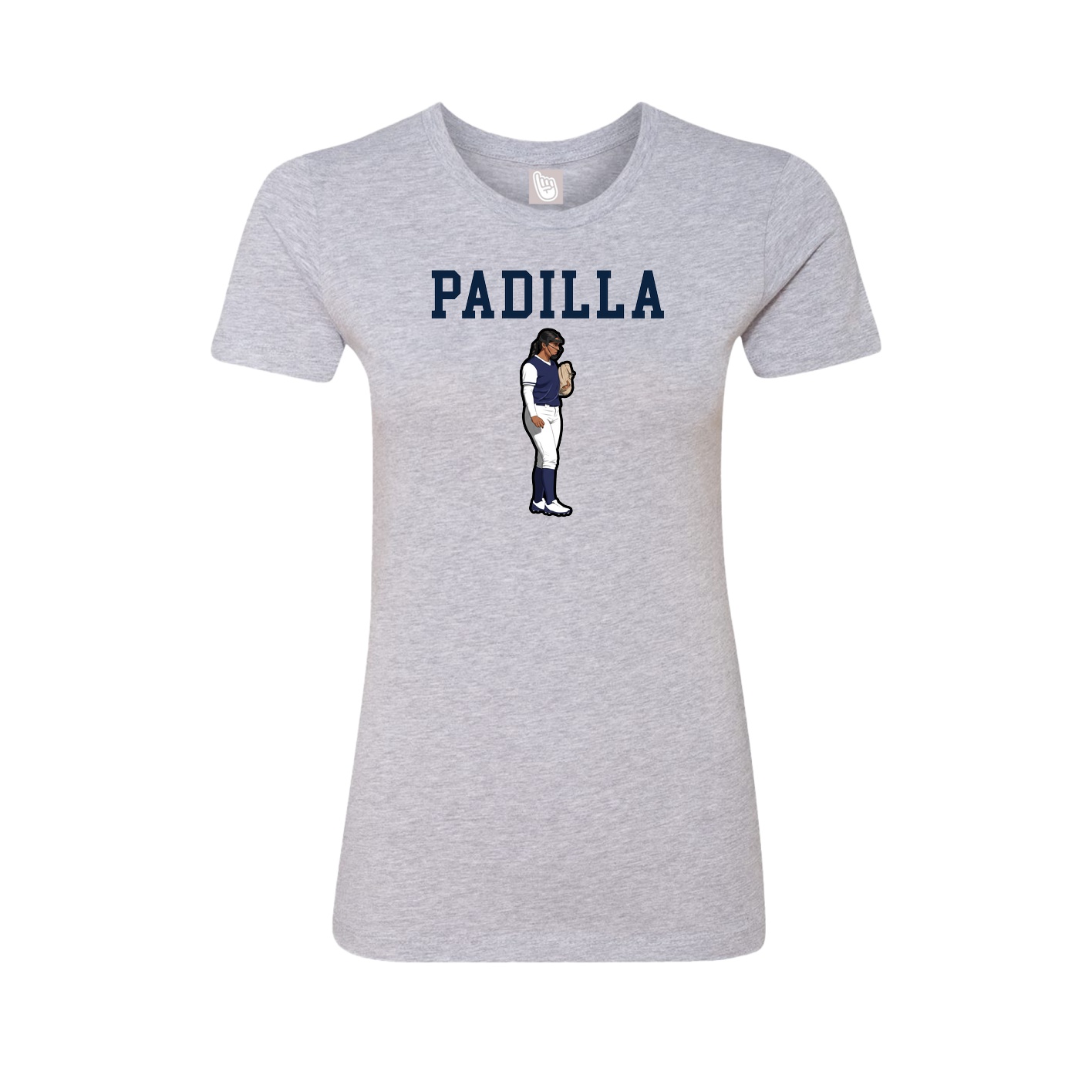 Fitted Women's Tee — Shirsey in Grey