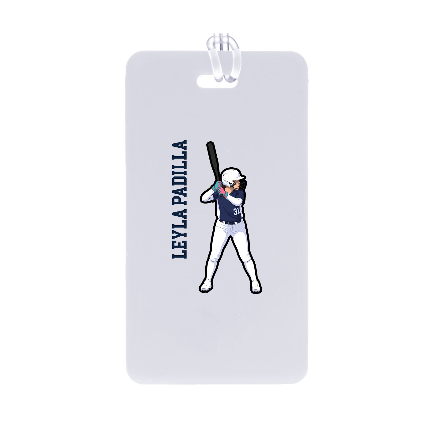 Bag Tag — Name Vertical in Classic