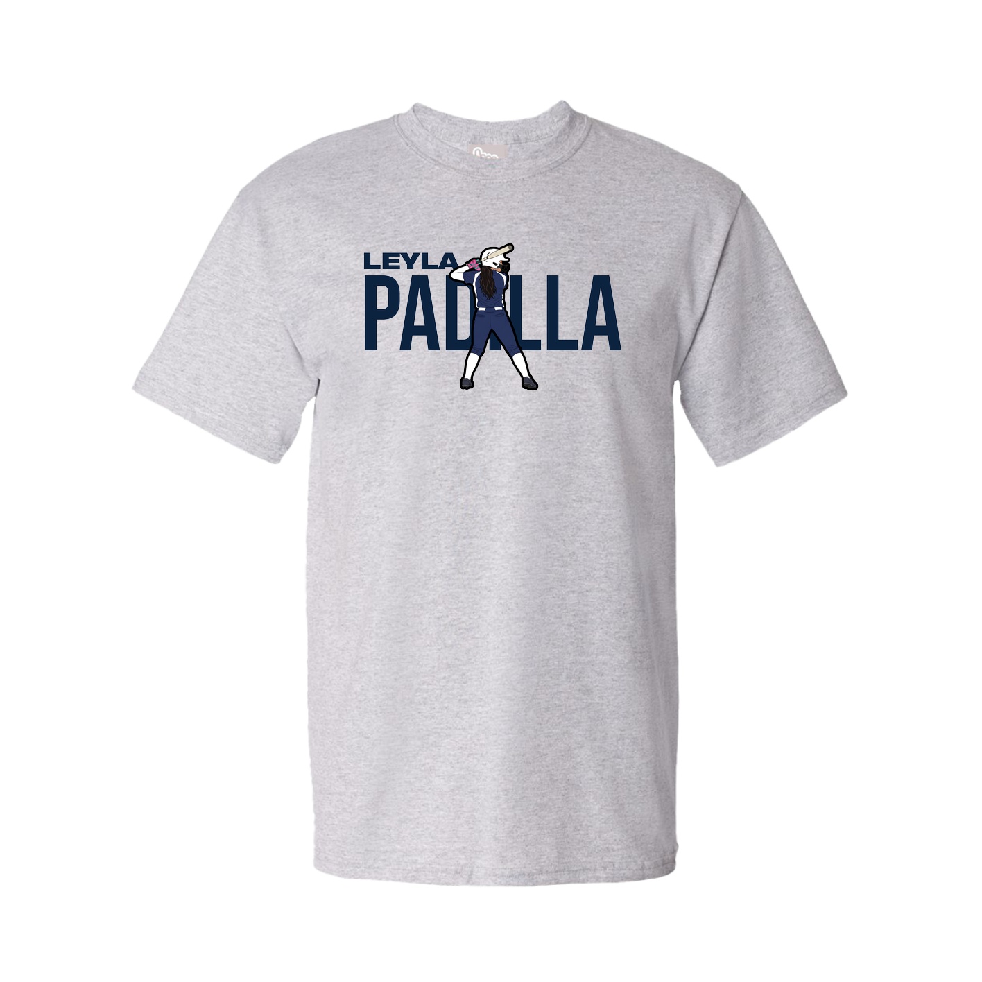 Youth Tee — Player Name in Grey