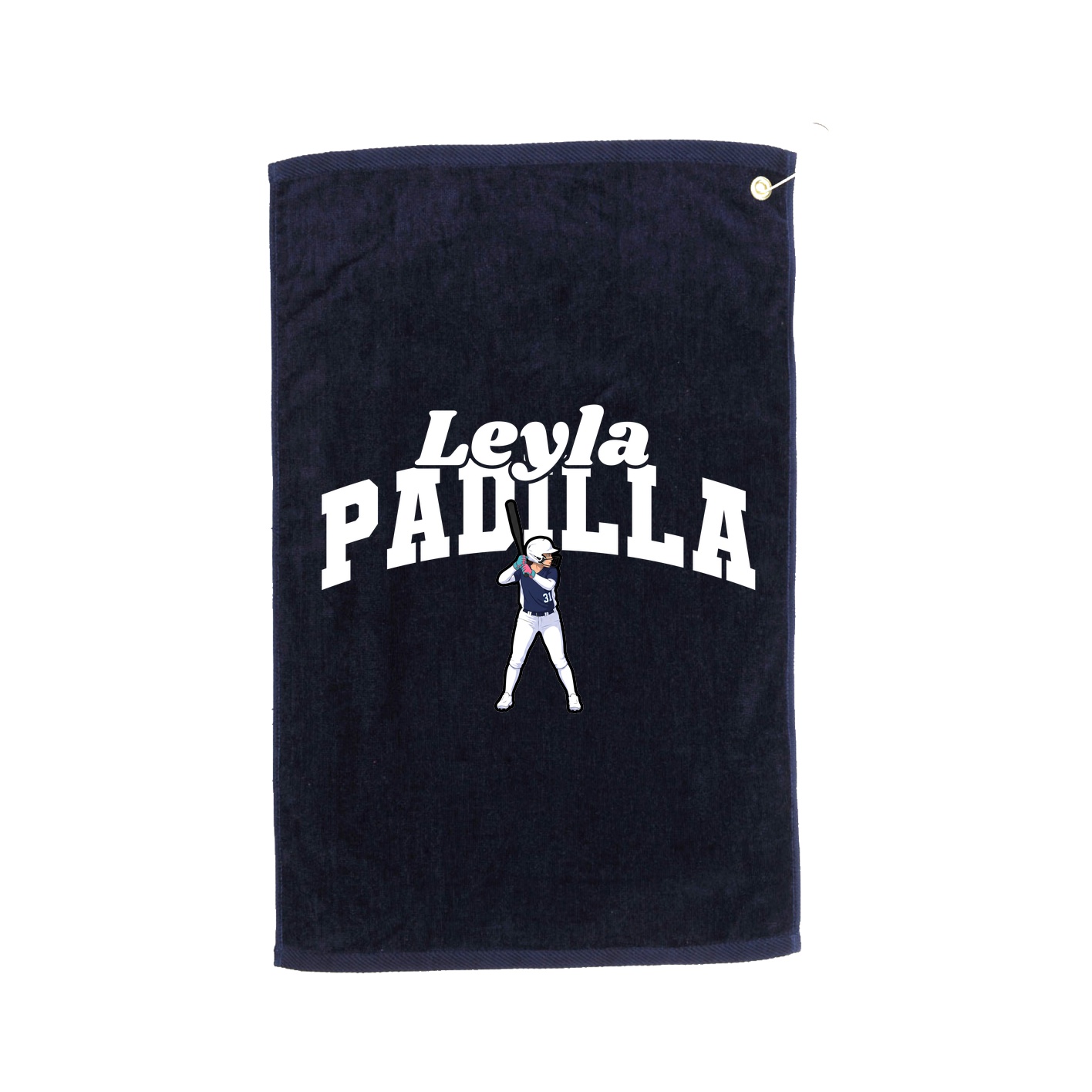 Golf Towel — Signature Arch in Navy