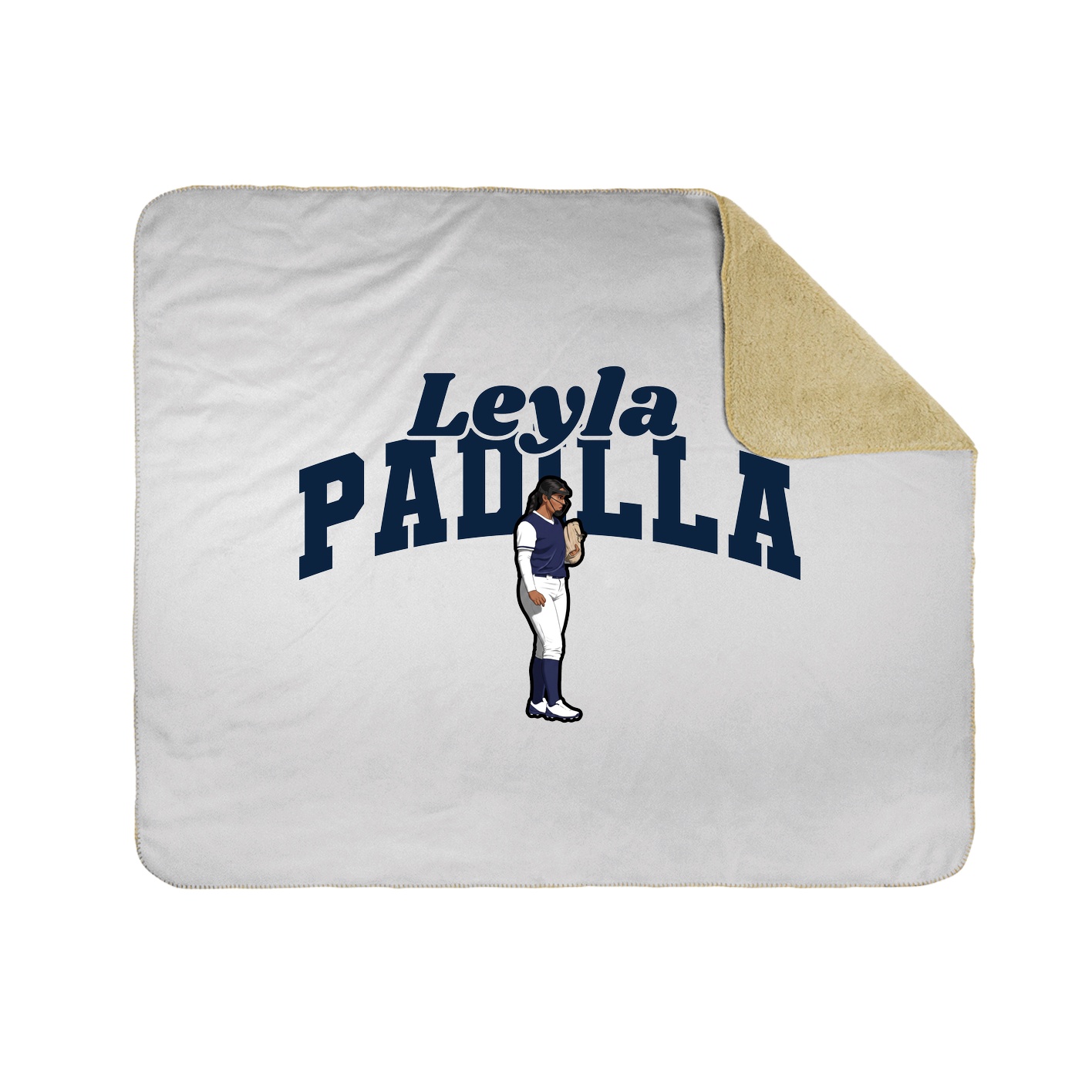 Throw Blanket — Signature Arch in White