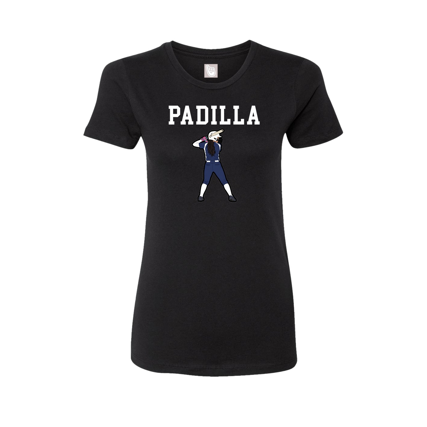Fitted Women's Tee — Shirsey in Black