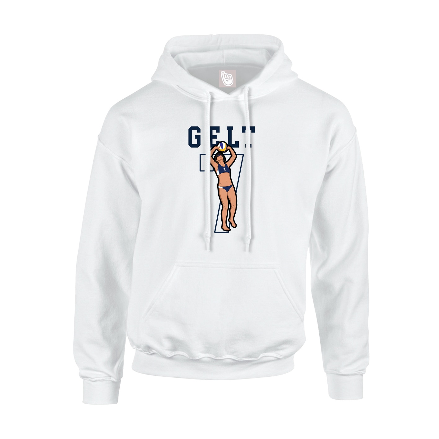 Youth Hoodie — Shirsey in White