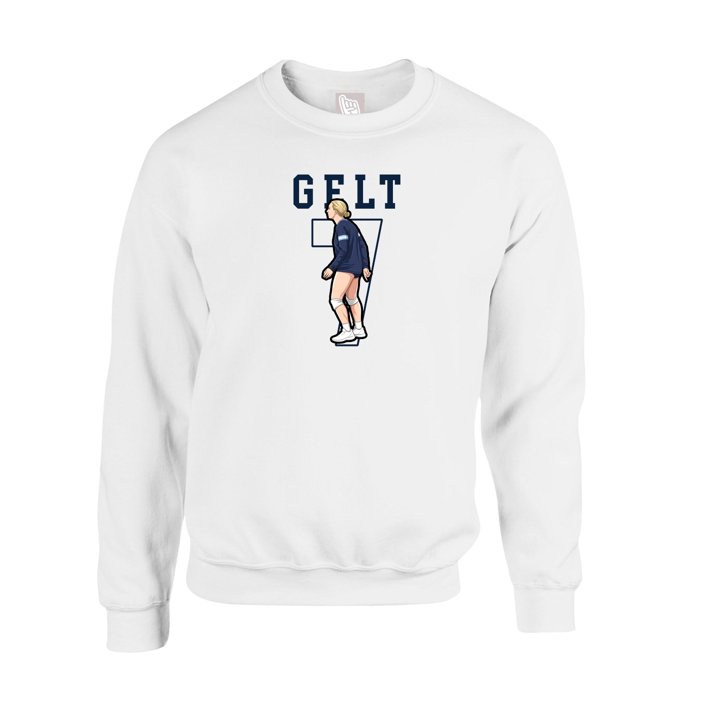 Fleece Crew — Shirsey in White