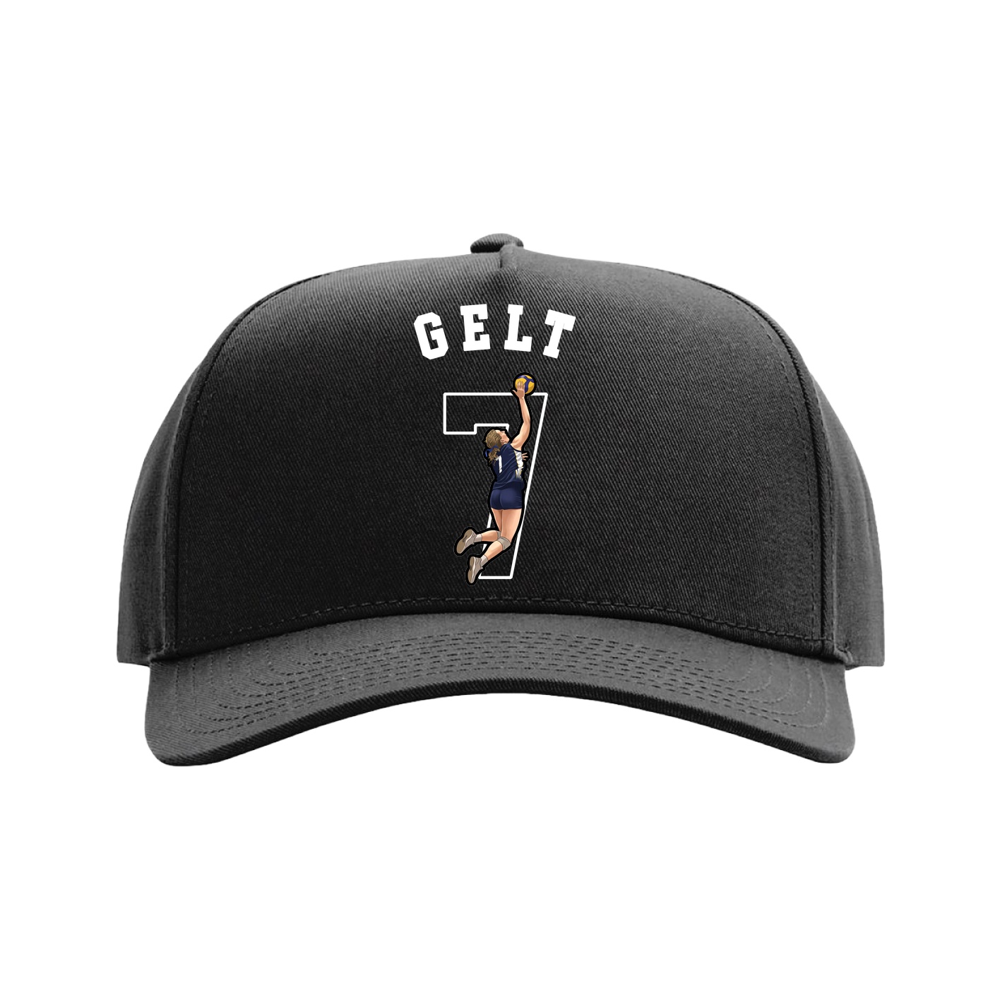 Full Fabric Five-Panel Champ Cap