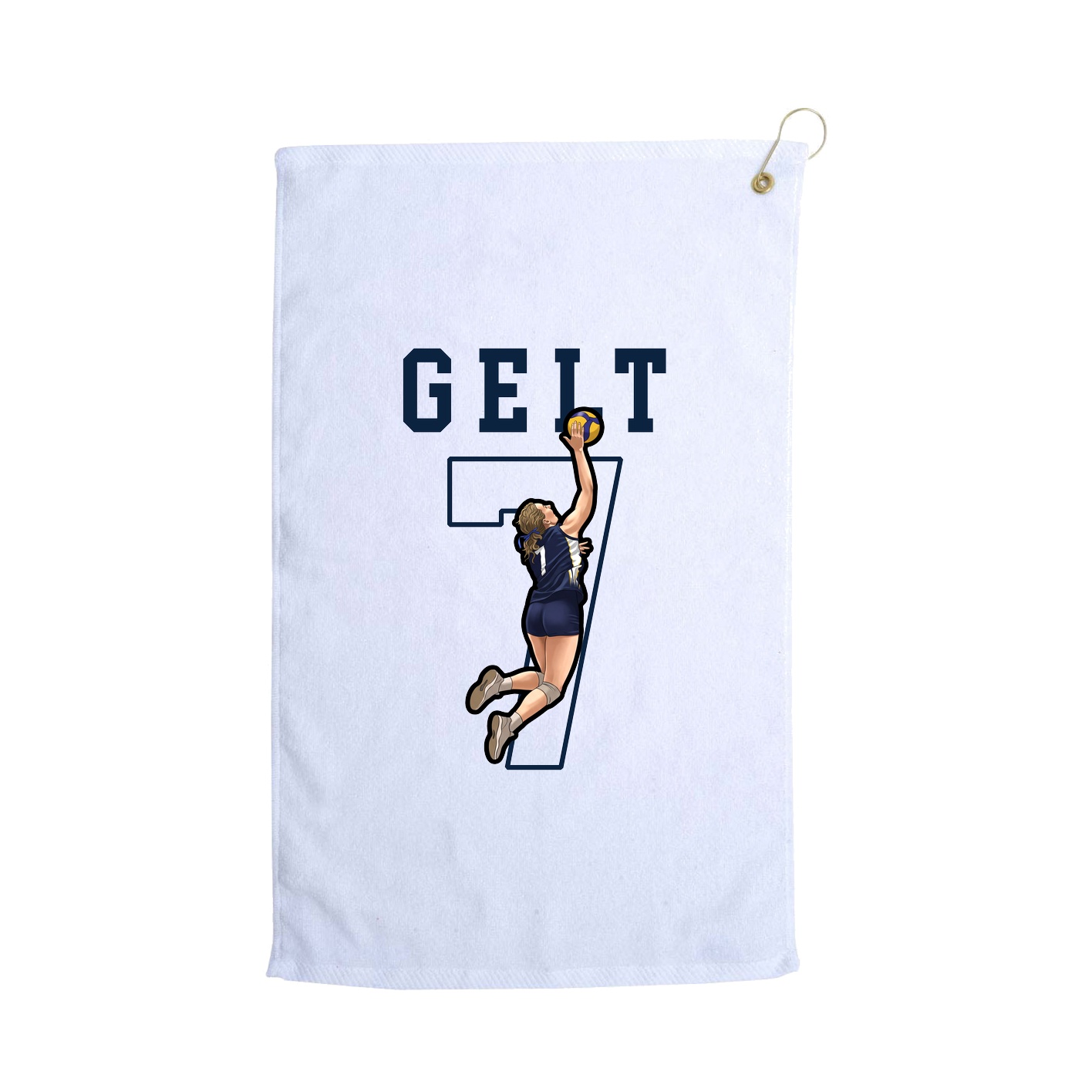 Golf Towel — Shirsey in White